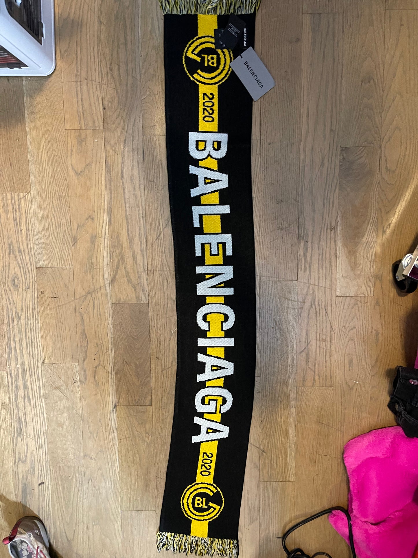 Balenciaga vintage logo scarf