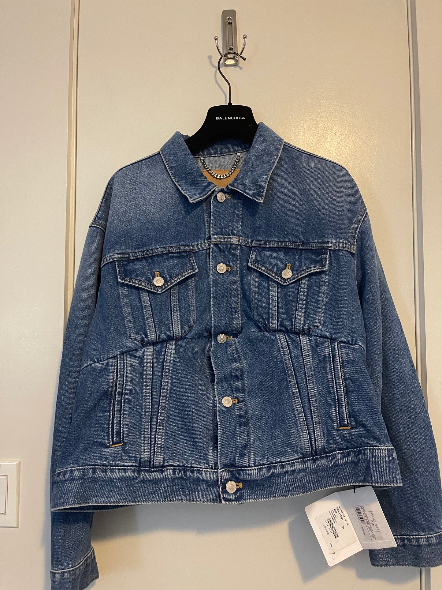 Balenciaga SS16 swing denim shirt