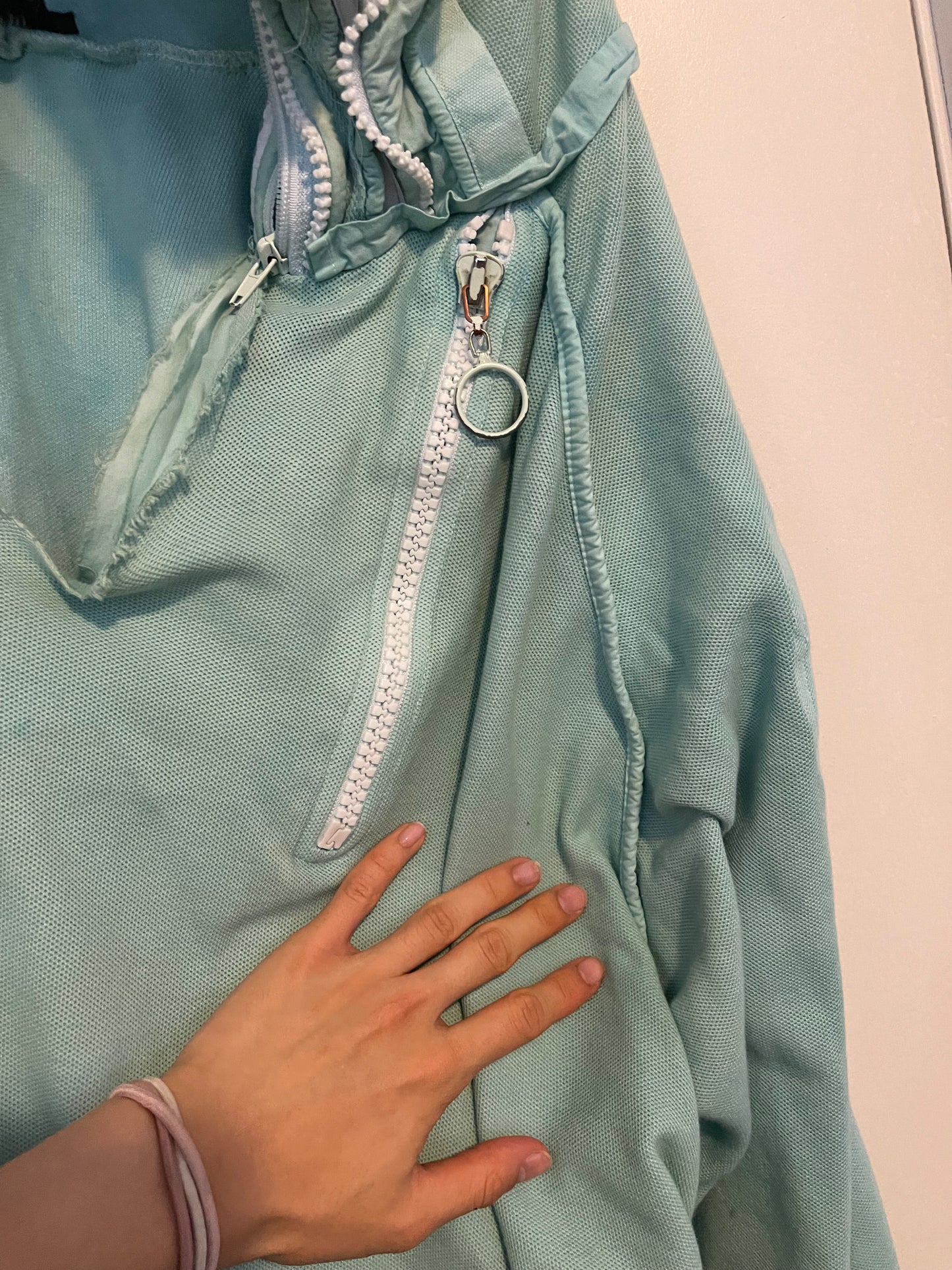 Raf Simons SS05 tactical multi zip hoodie