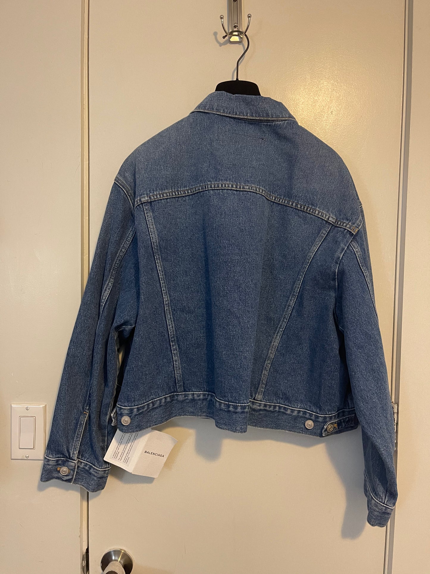 Balenciaga SS16 swing denim shirt