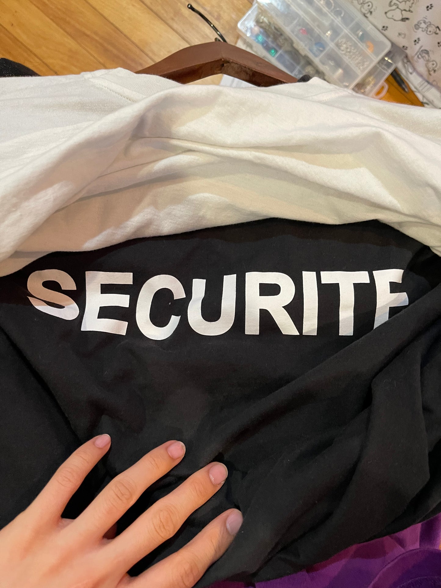 Vetements securite glued double layer shirt AW17