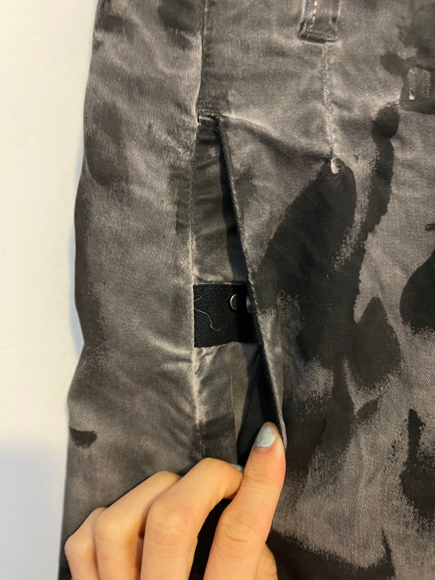 Boris bidjan Saberi painted effect pannts