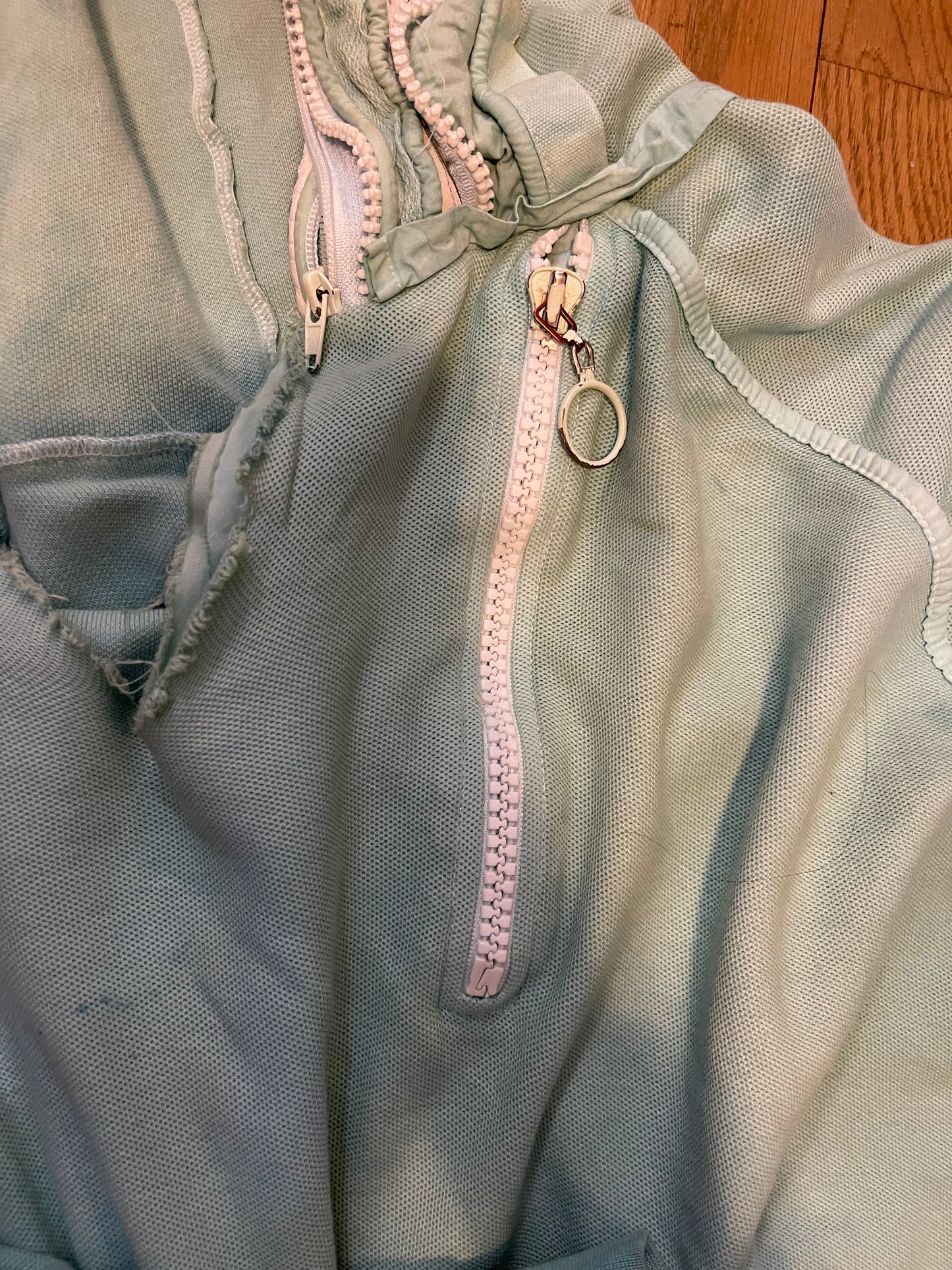 Raf Simons SS05 tactical multi zip hoodie