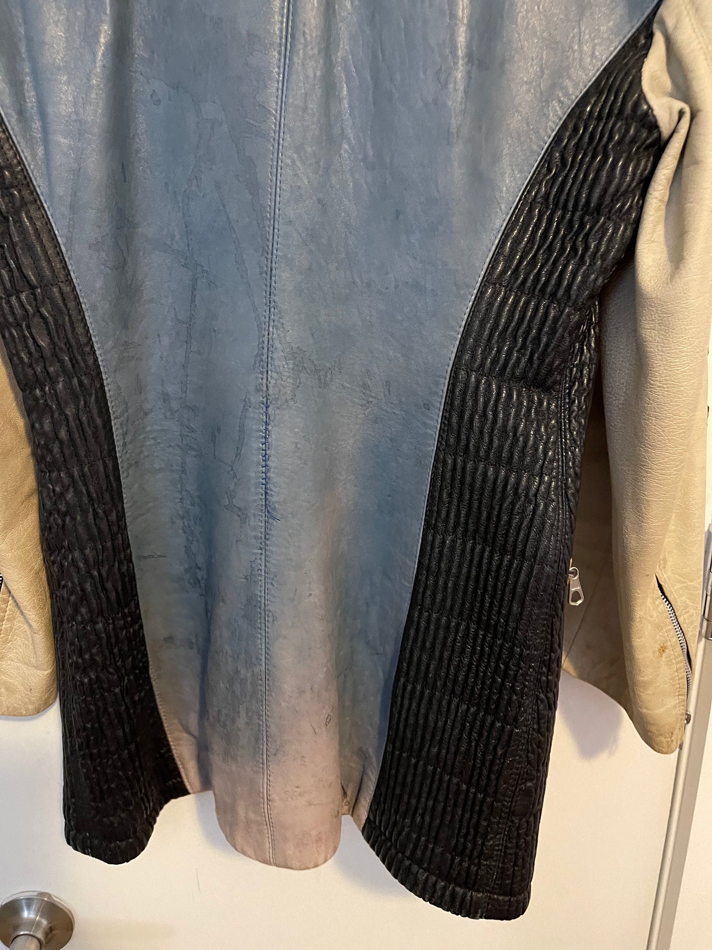 Jean Paul gaultier 85AW Russian constructivist leather coat