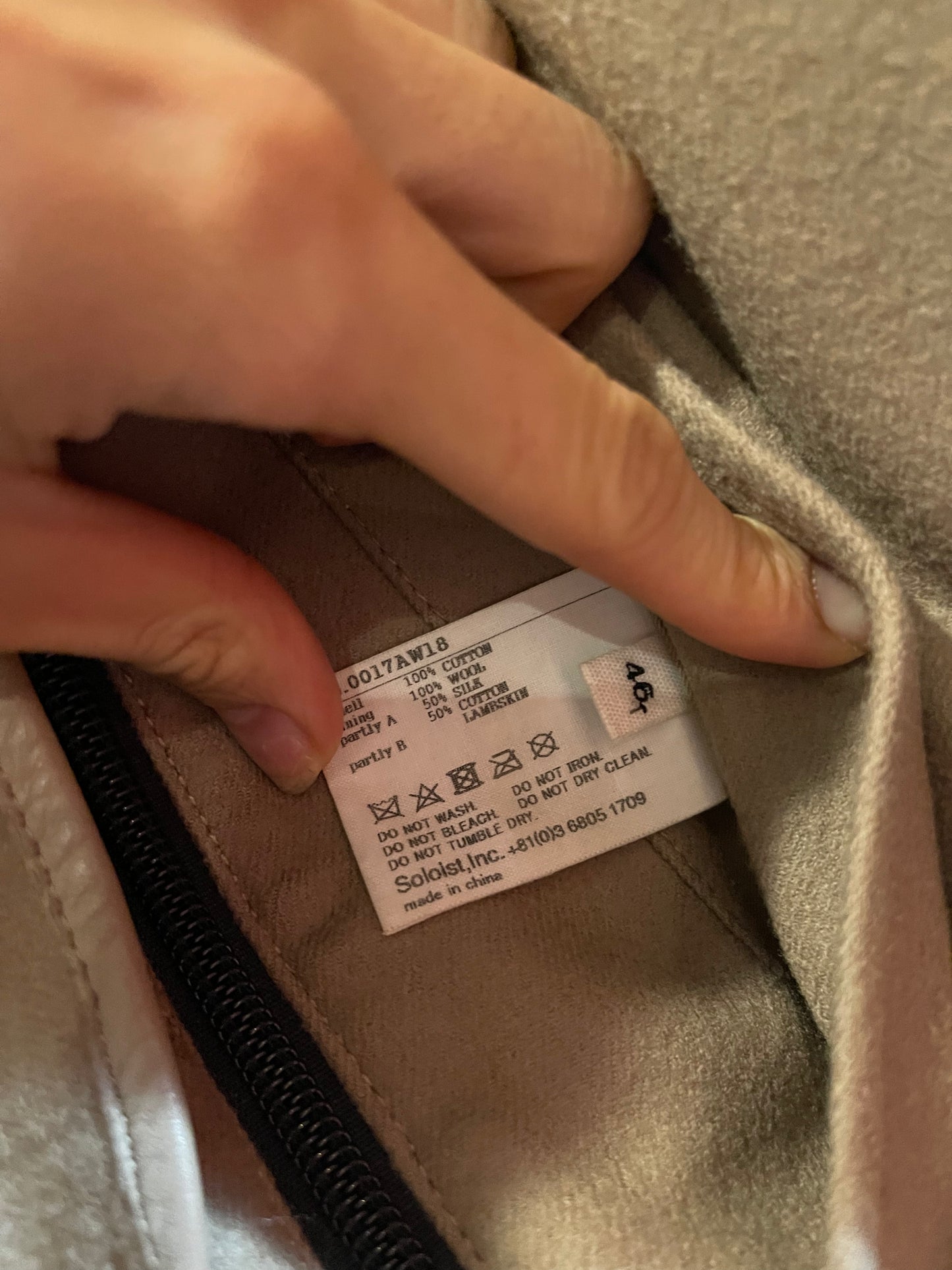 Takahiromiyashita Mackintosh coat AW18