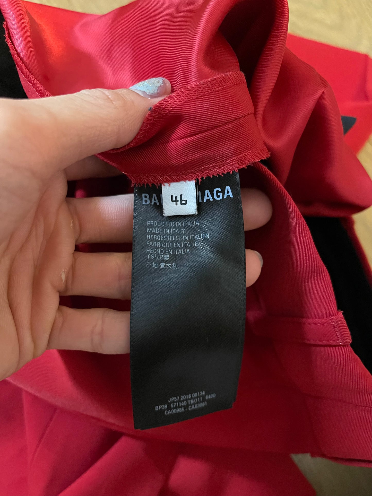 Balenciaga SS19 straight trousers