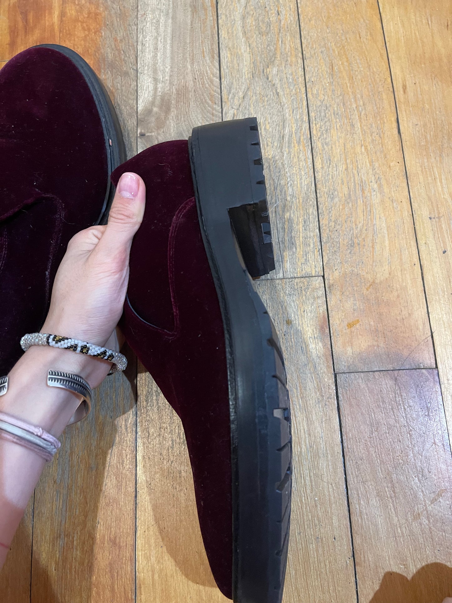 Balenciaga SS17 red loafer vibram