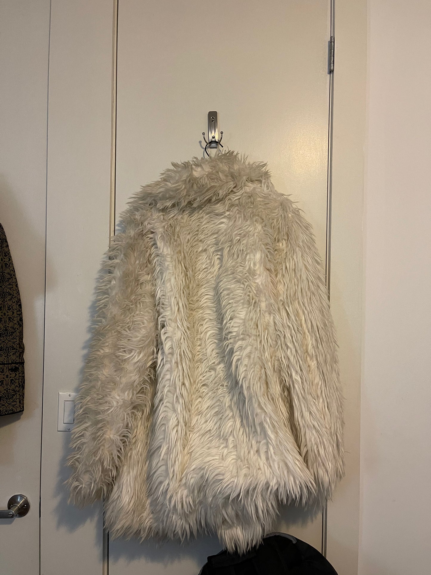 Yoshiyuki Konishi faux fur lapel coat