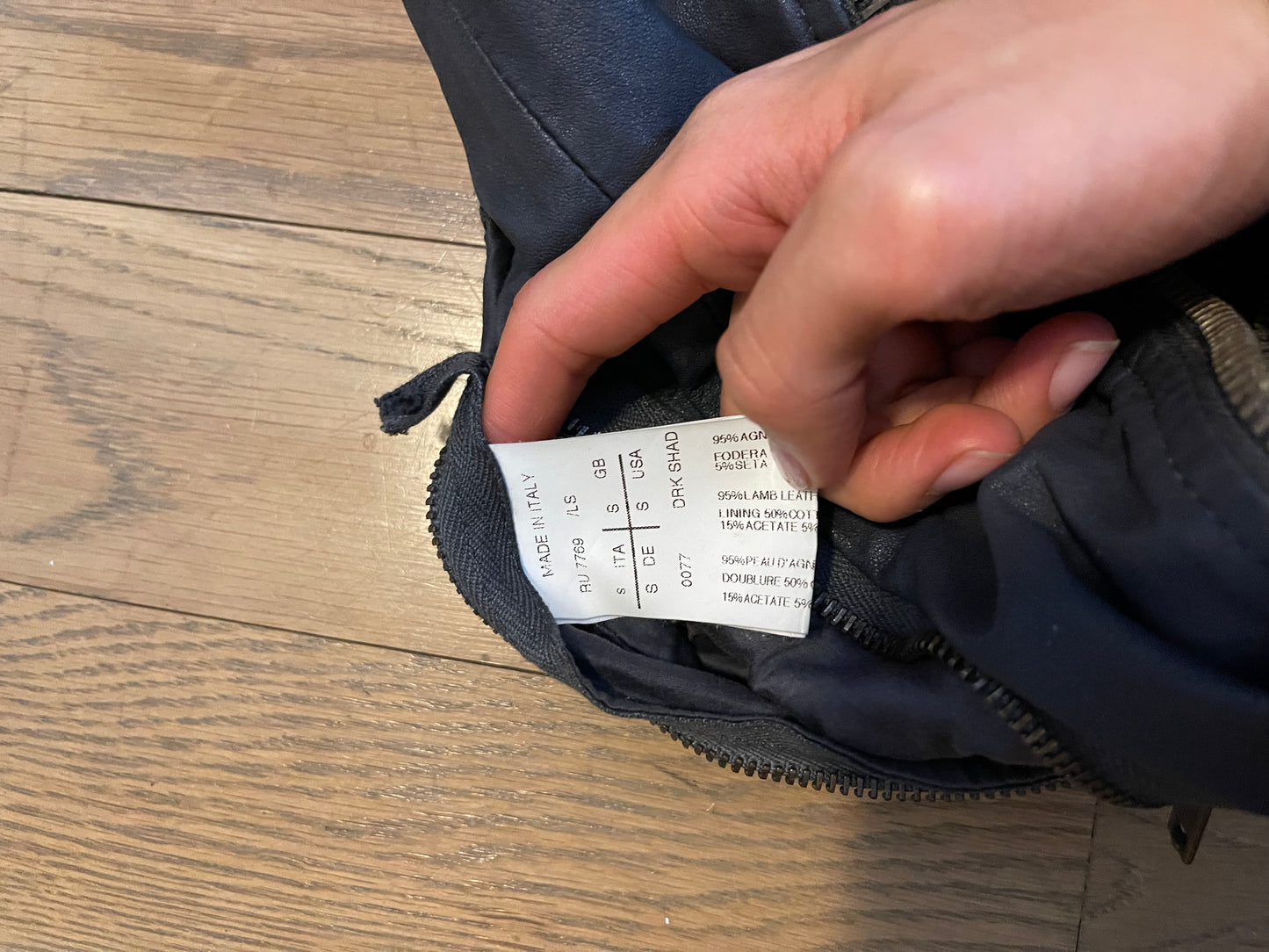 Rick Owens Geo leather jacket