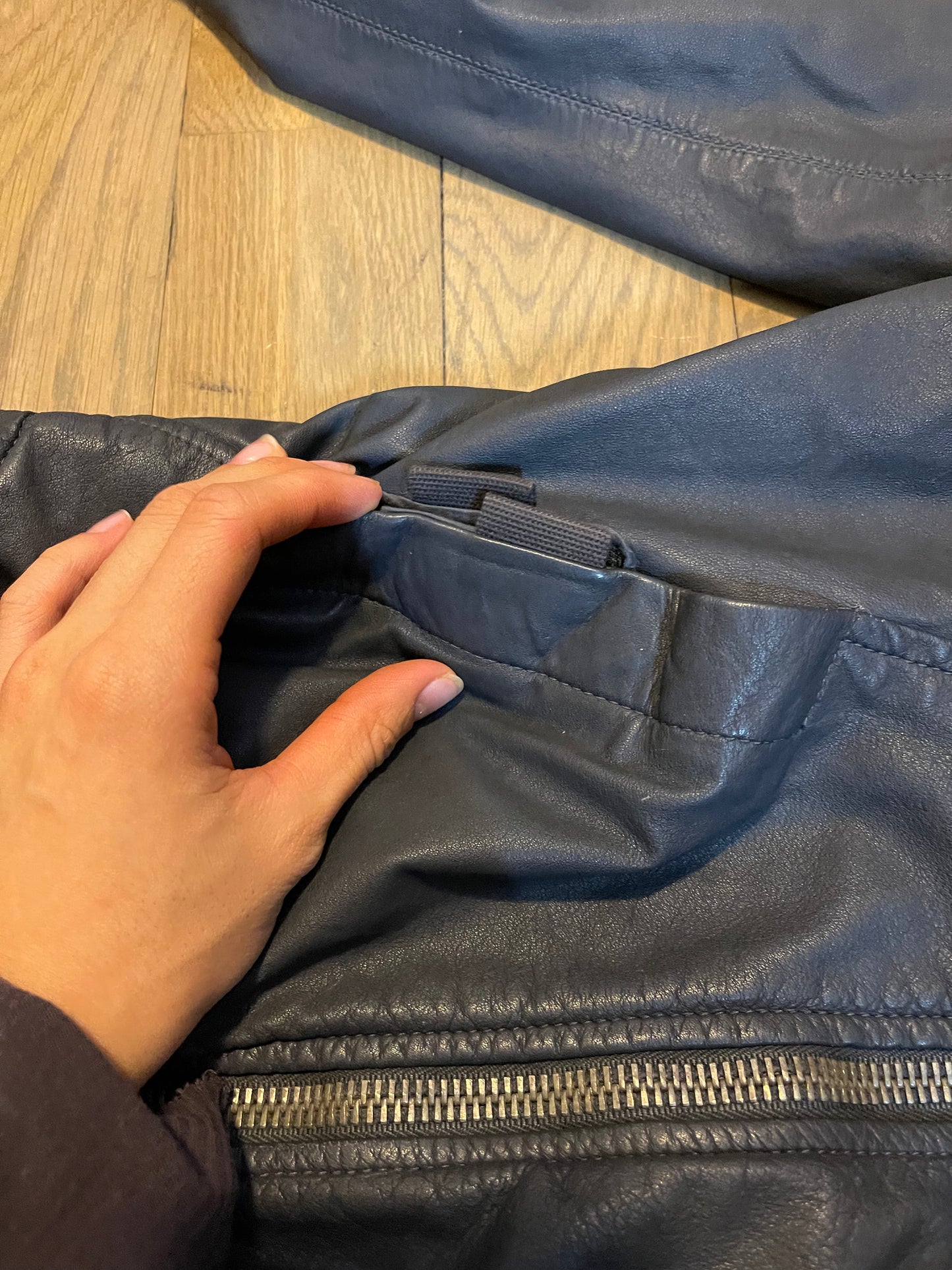 Rick Owens Geo leather jacket