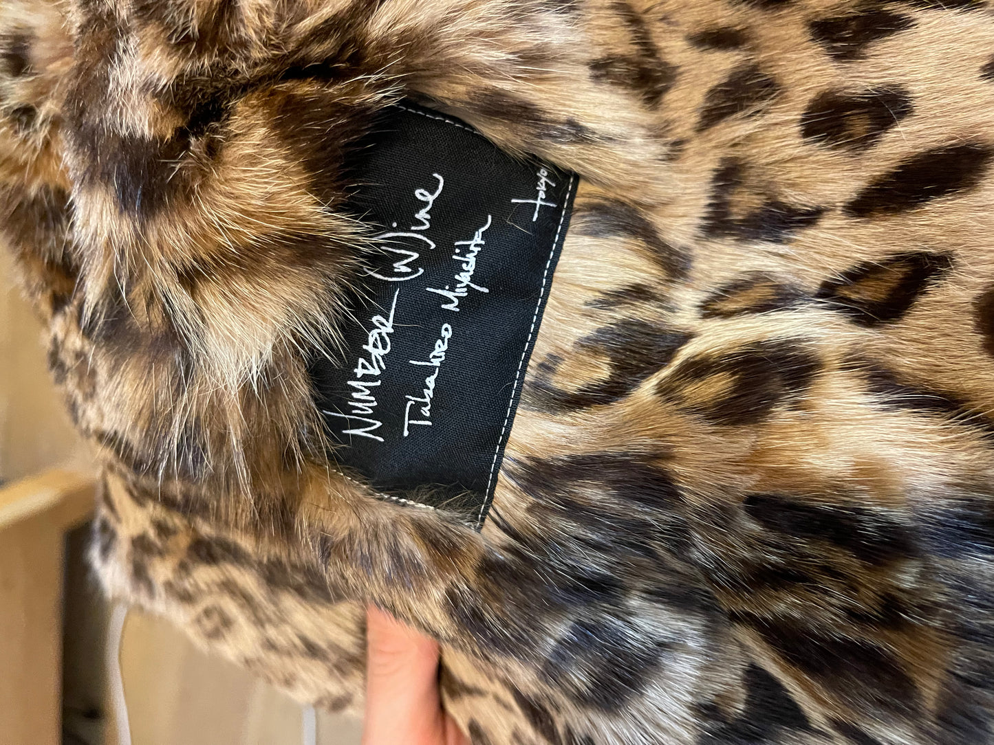 Number (n)ine FW05 leopard vest