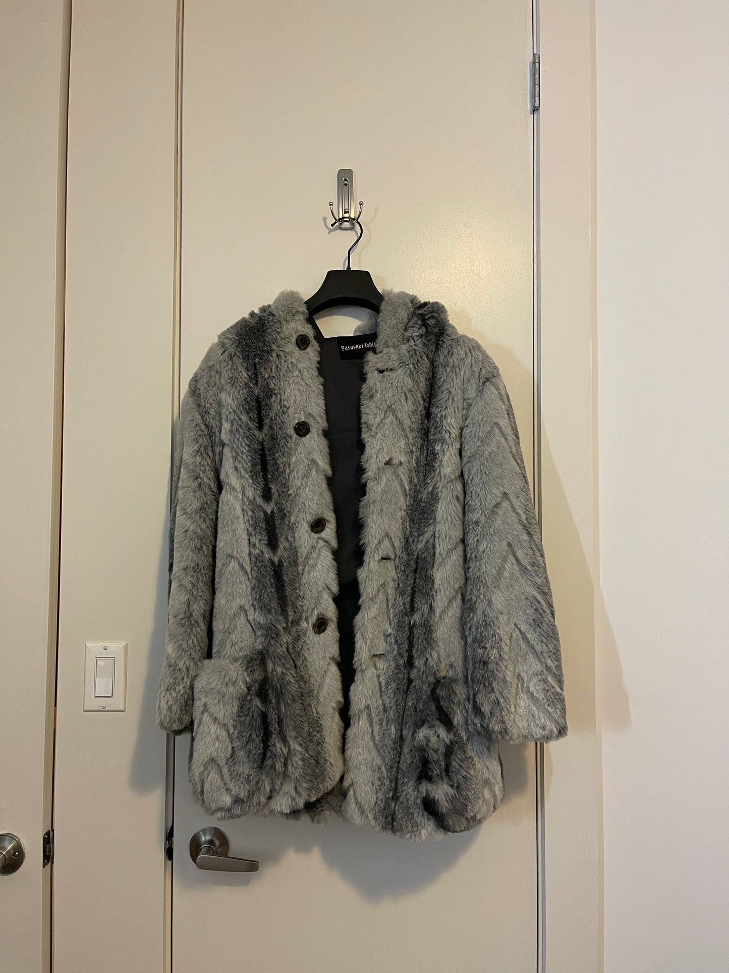 Yasuyuki Ishii faux fur coat