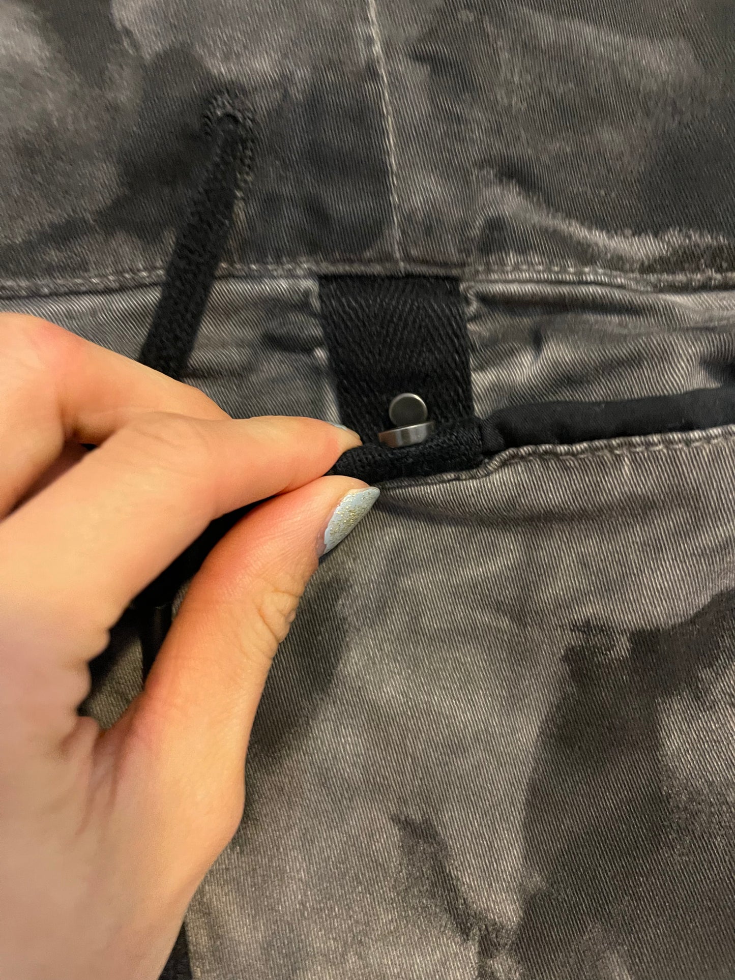 Boris bidjan Saberi painted effect pannts