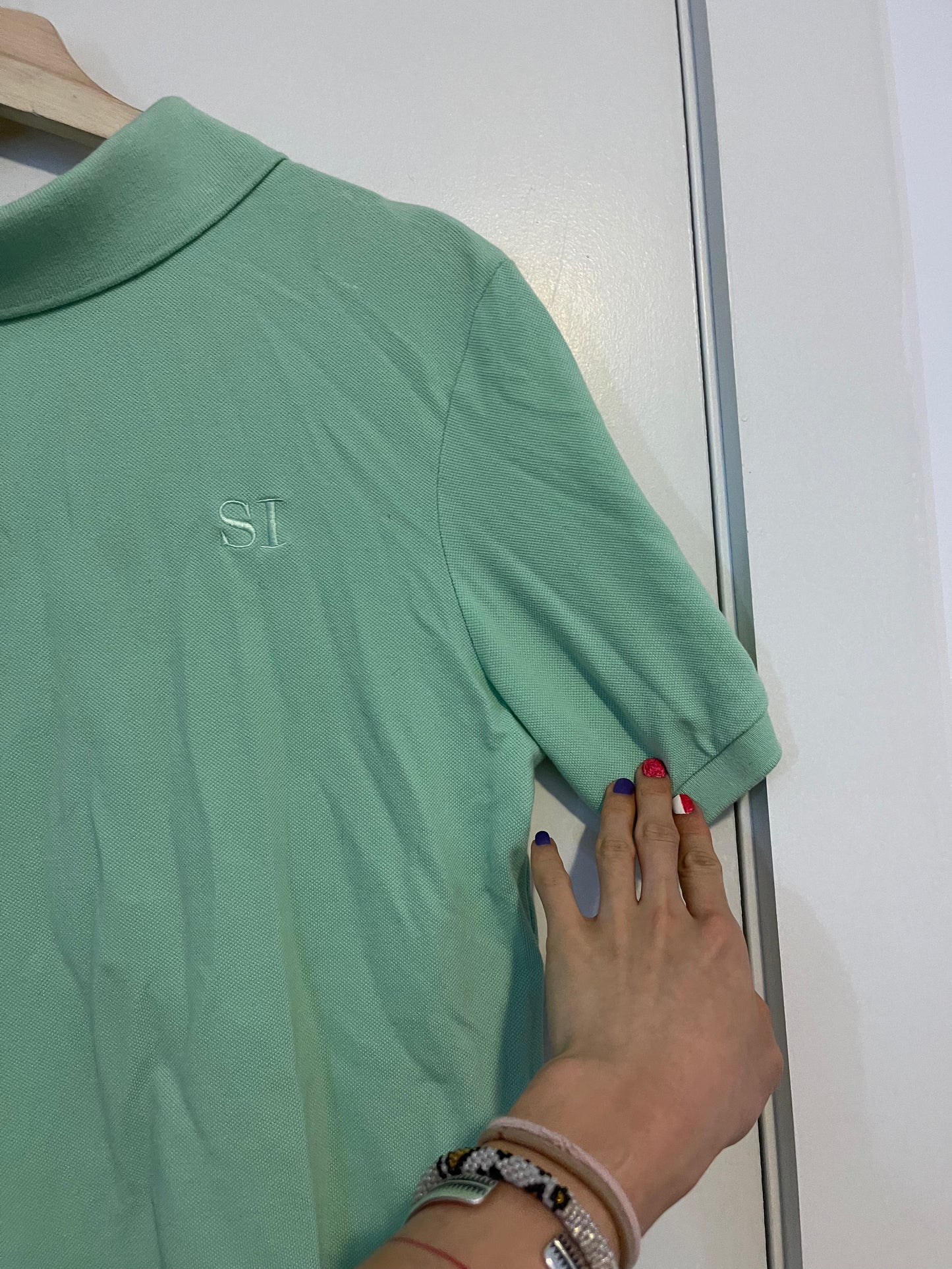 Telfar sample backward polo shirt