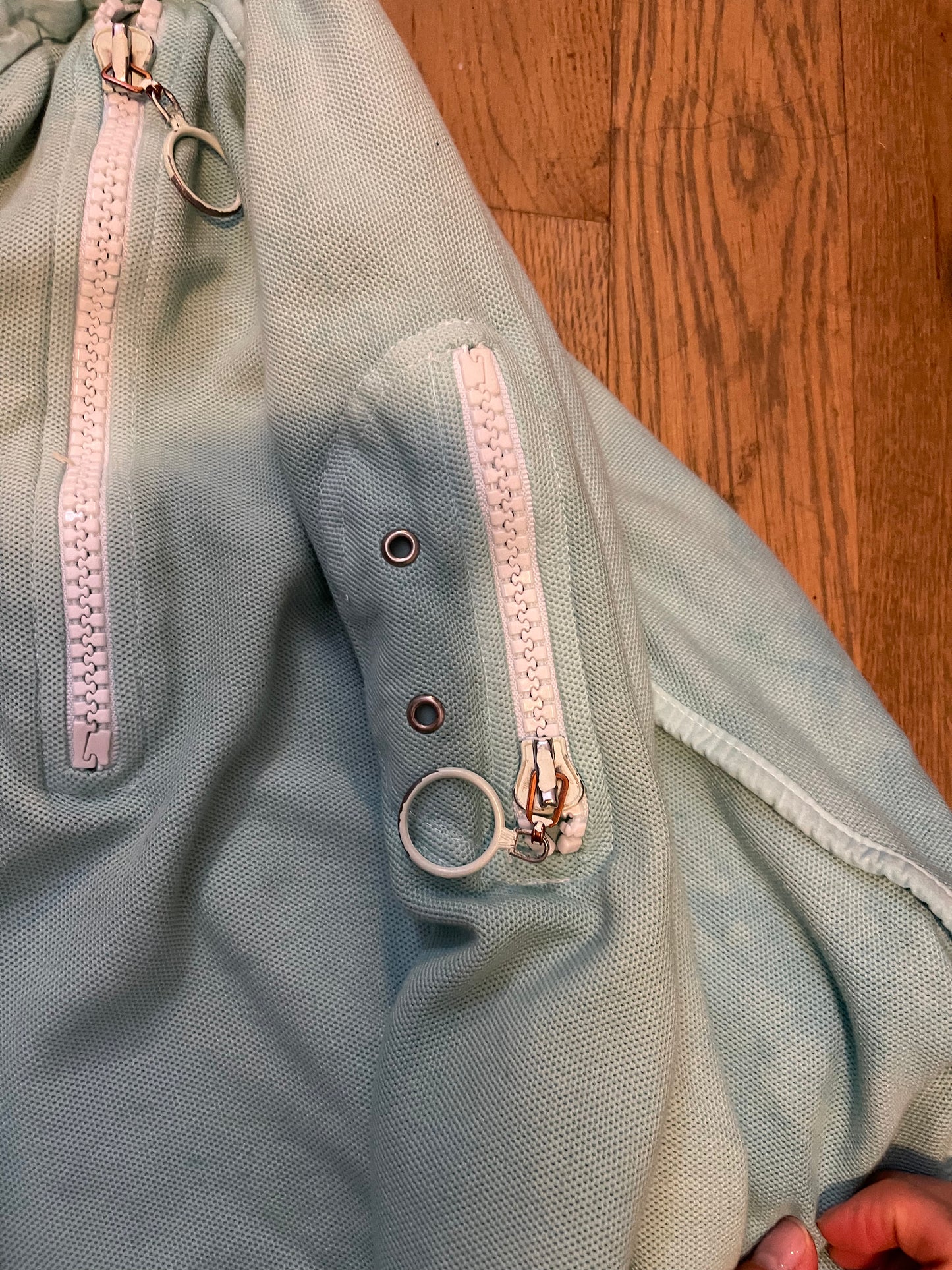 Raf Simons SS05 tactical multi zip hoodie