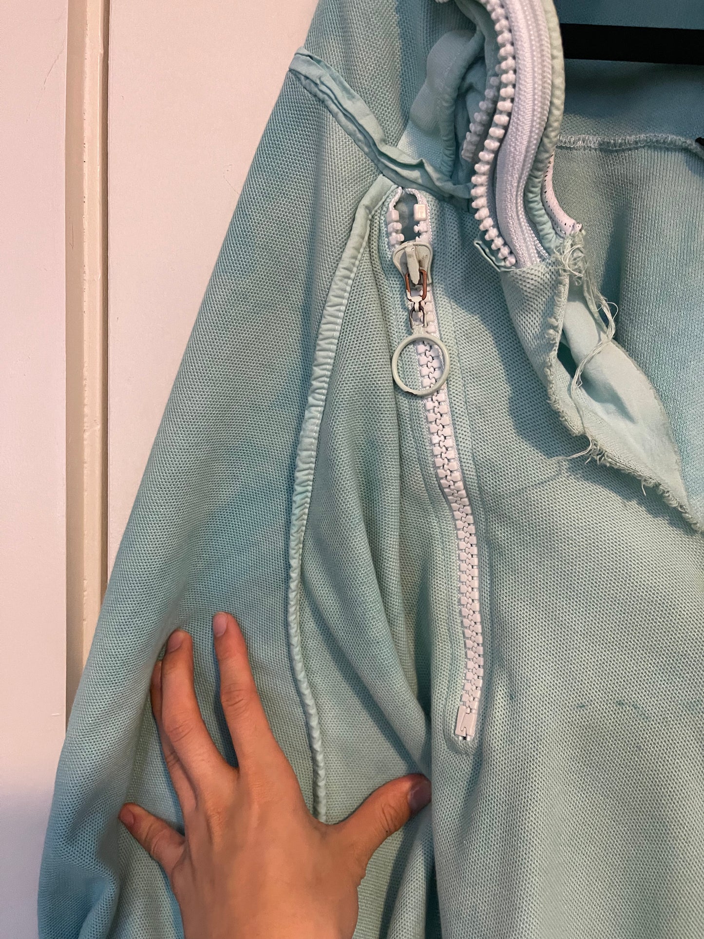 Raf Simons SS05 tactical multi zip hoodie