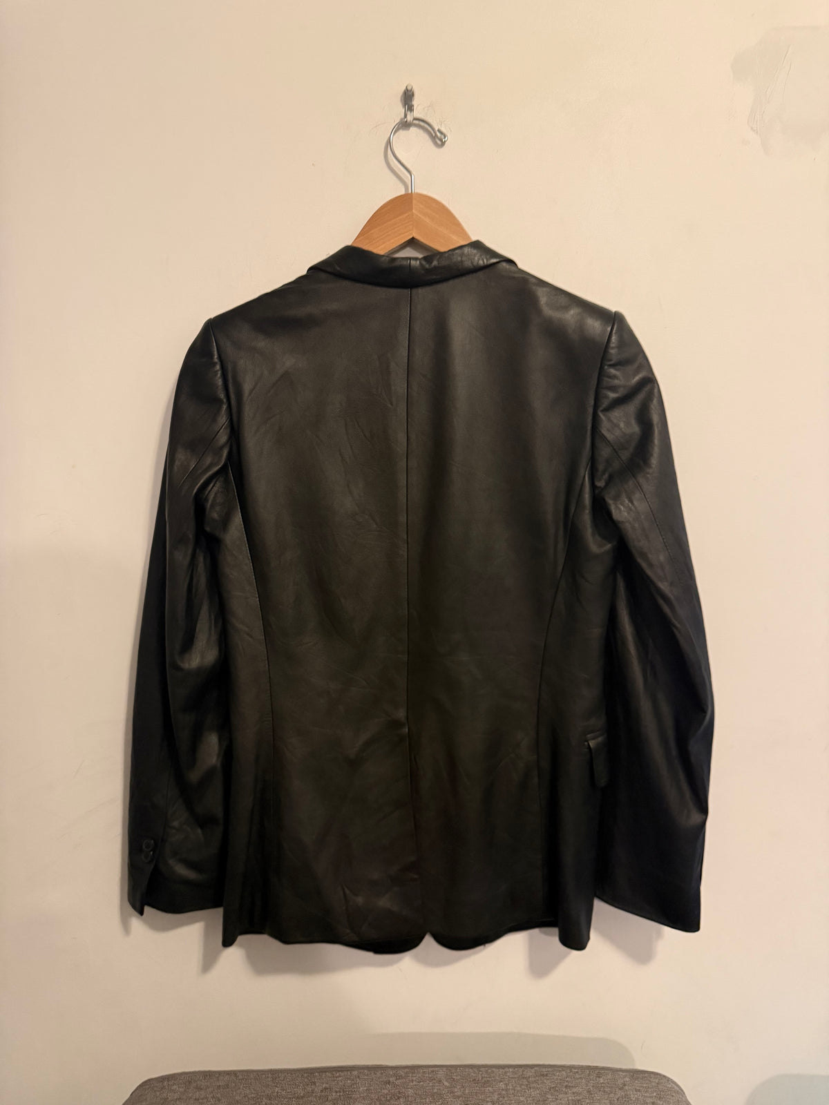 Balmain SS10 decarnin leather blazer