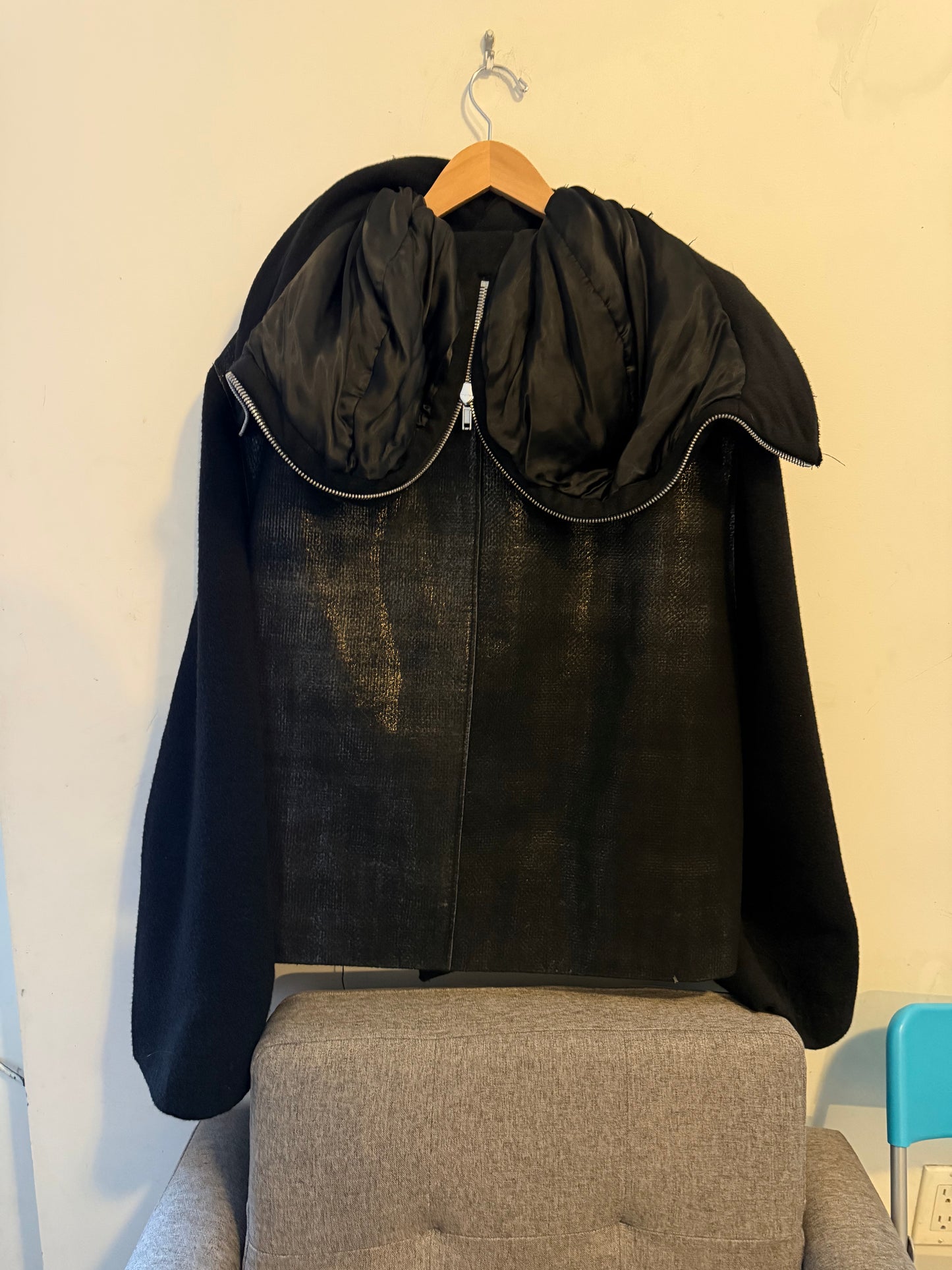 Rick Owens AW16 short secret parka sz 40