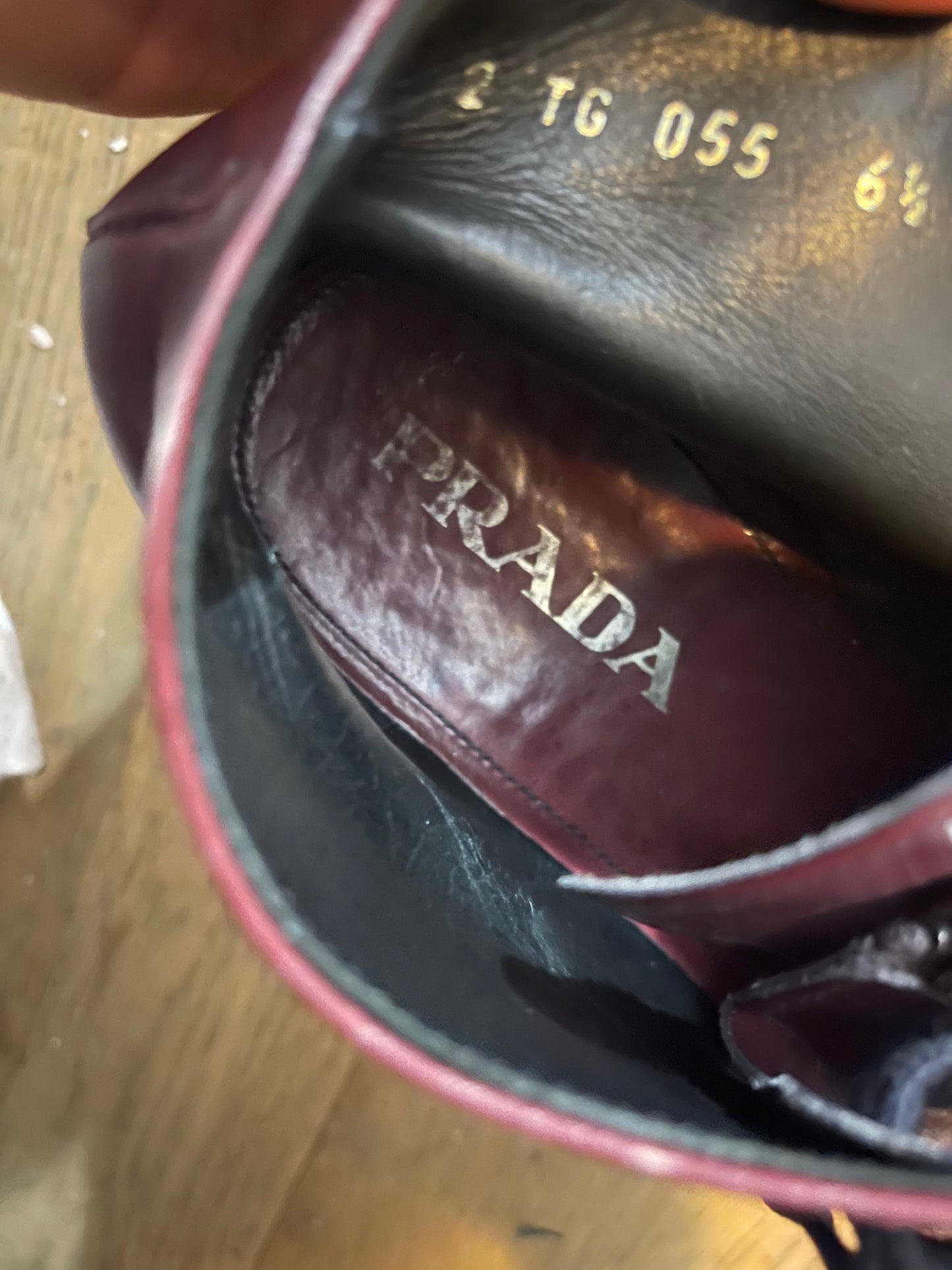 Prada aw13  lug sole derby