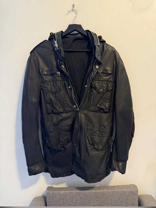 Balmain SS10 M65 leather jacket