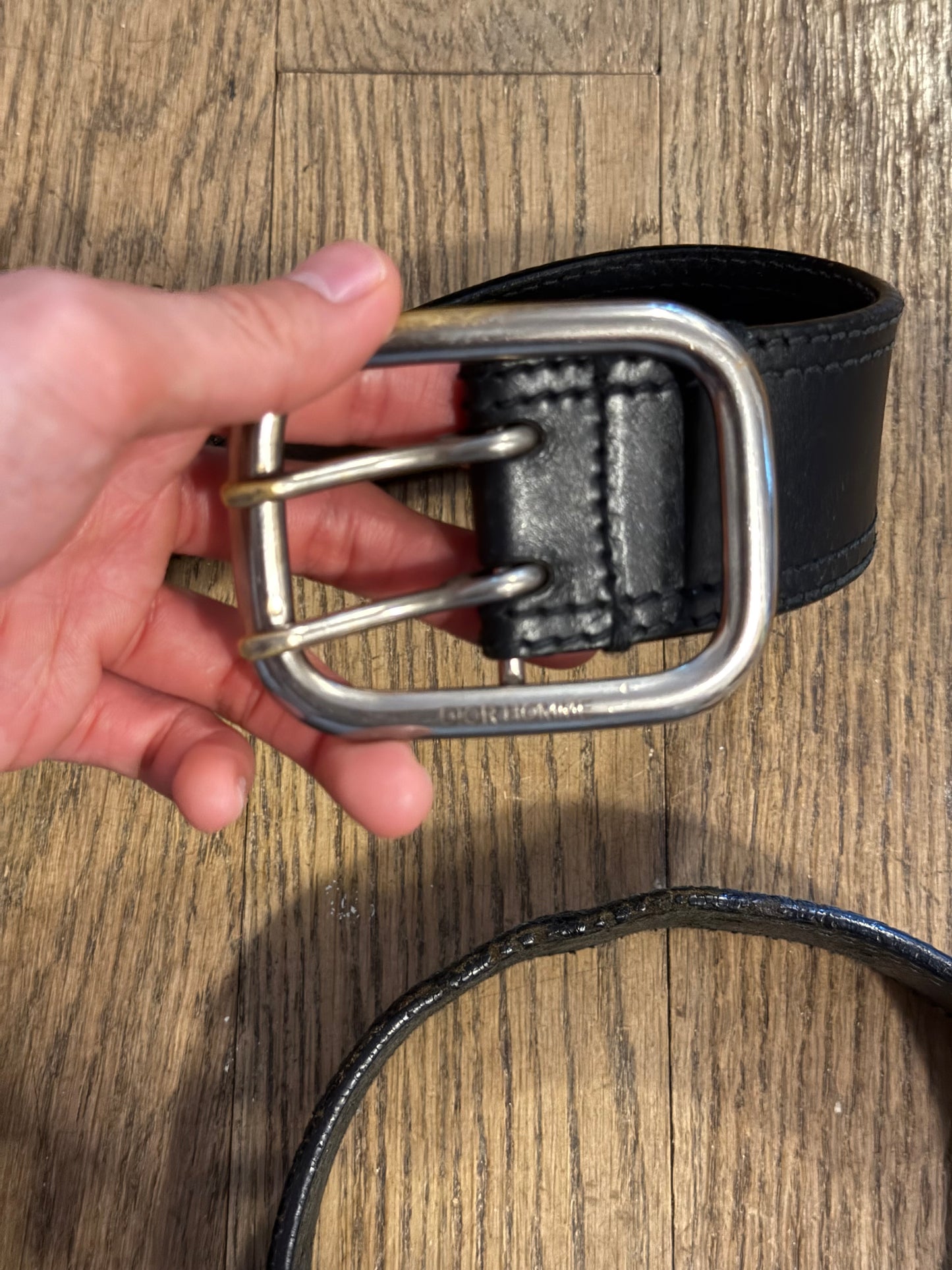 Dior Homme SS06 boy about town embossed belt