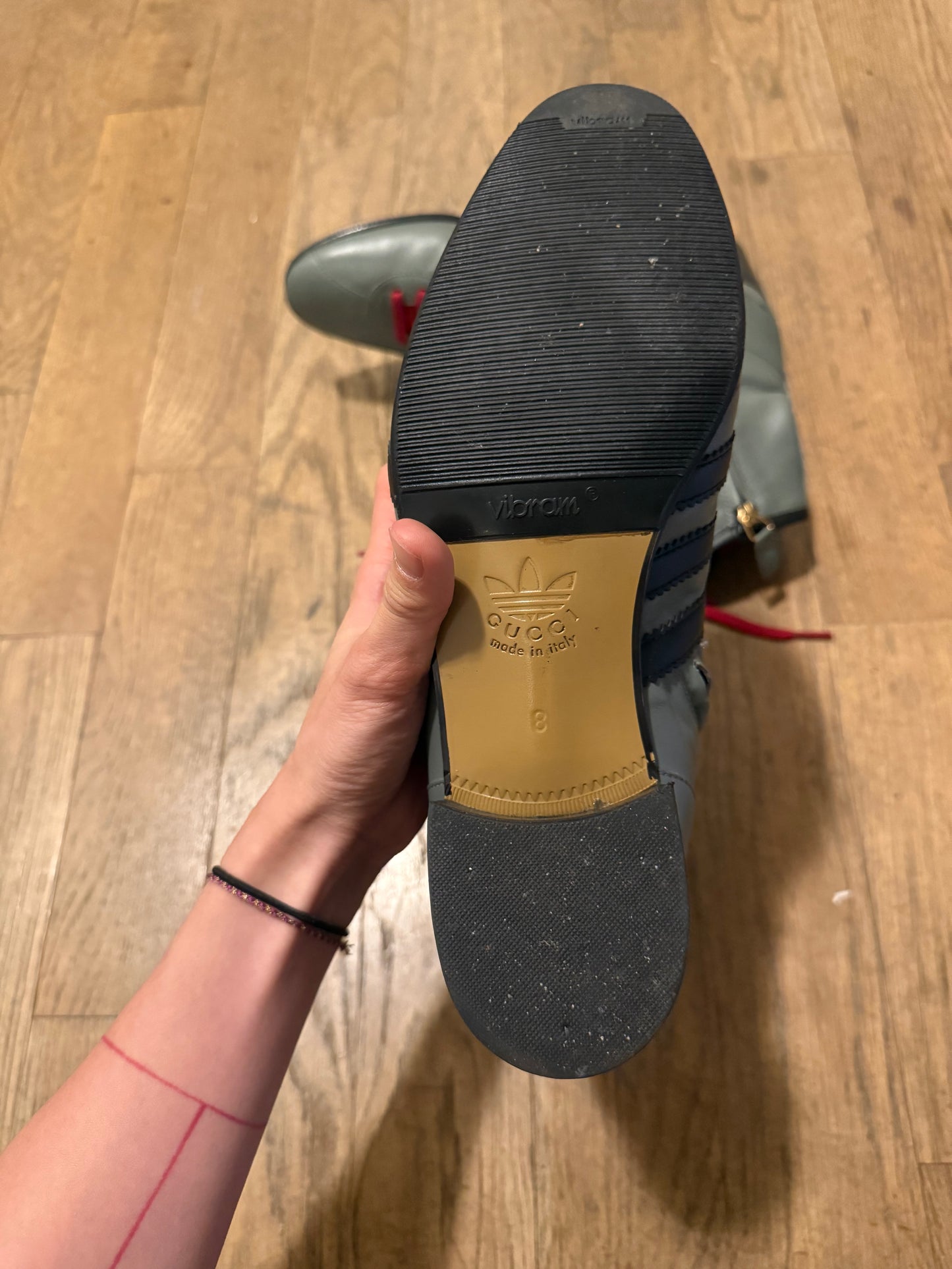 Gucci Adidas Heel boots