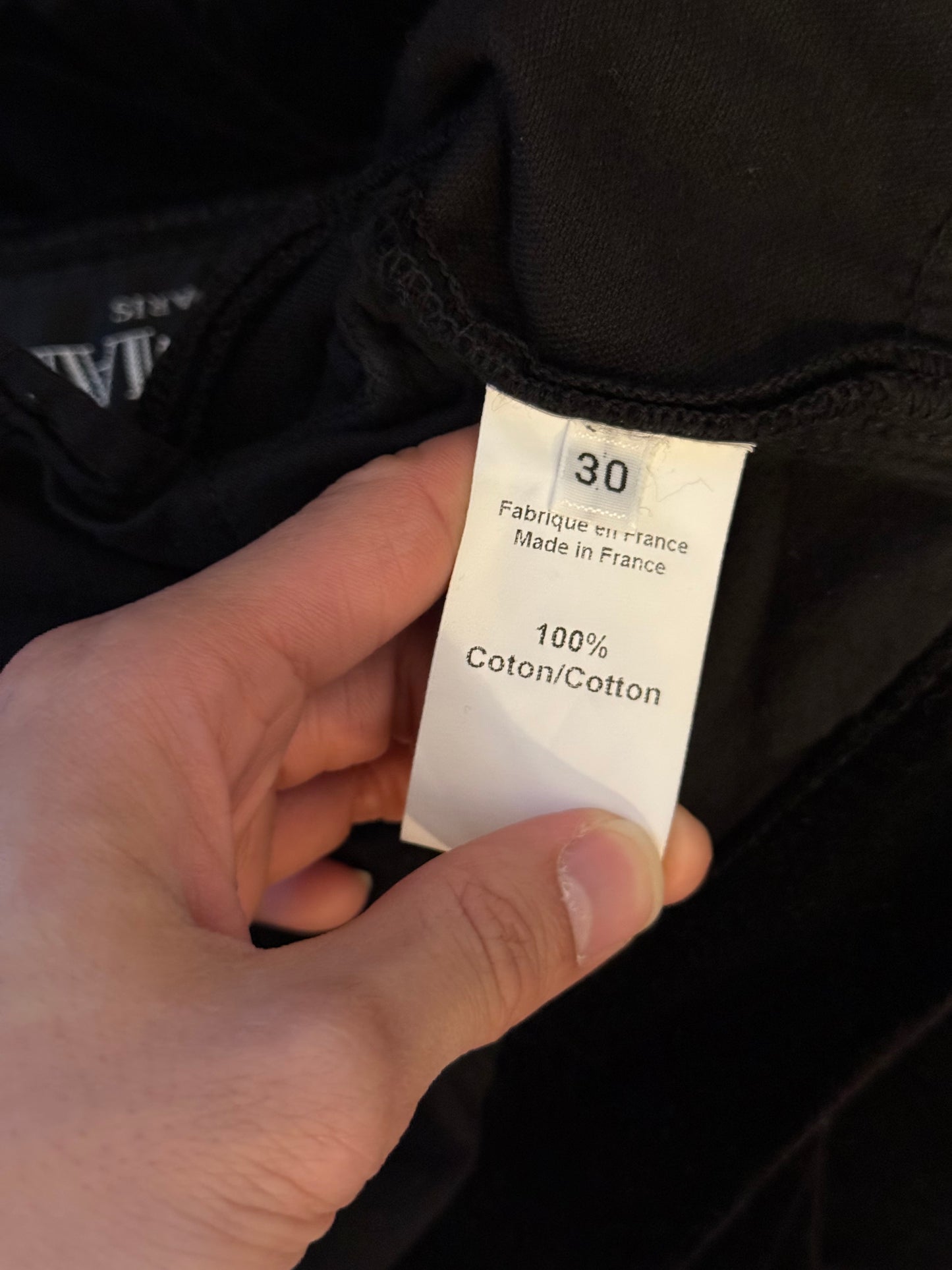Balmain 4 zip waxed velour pants