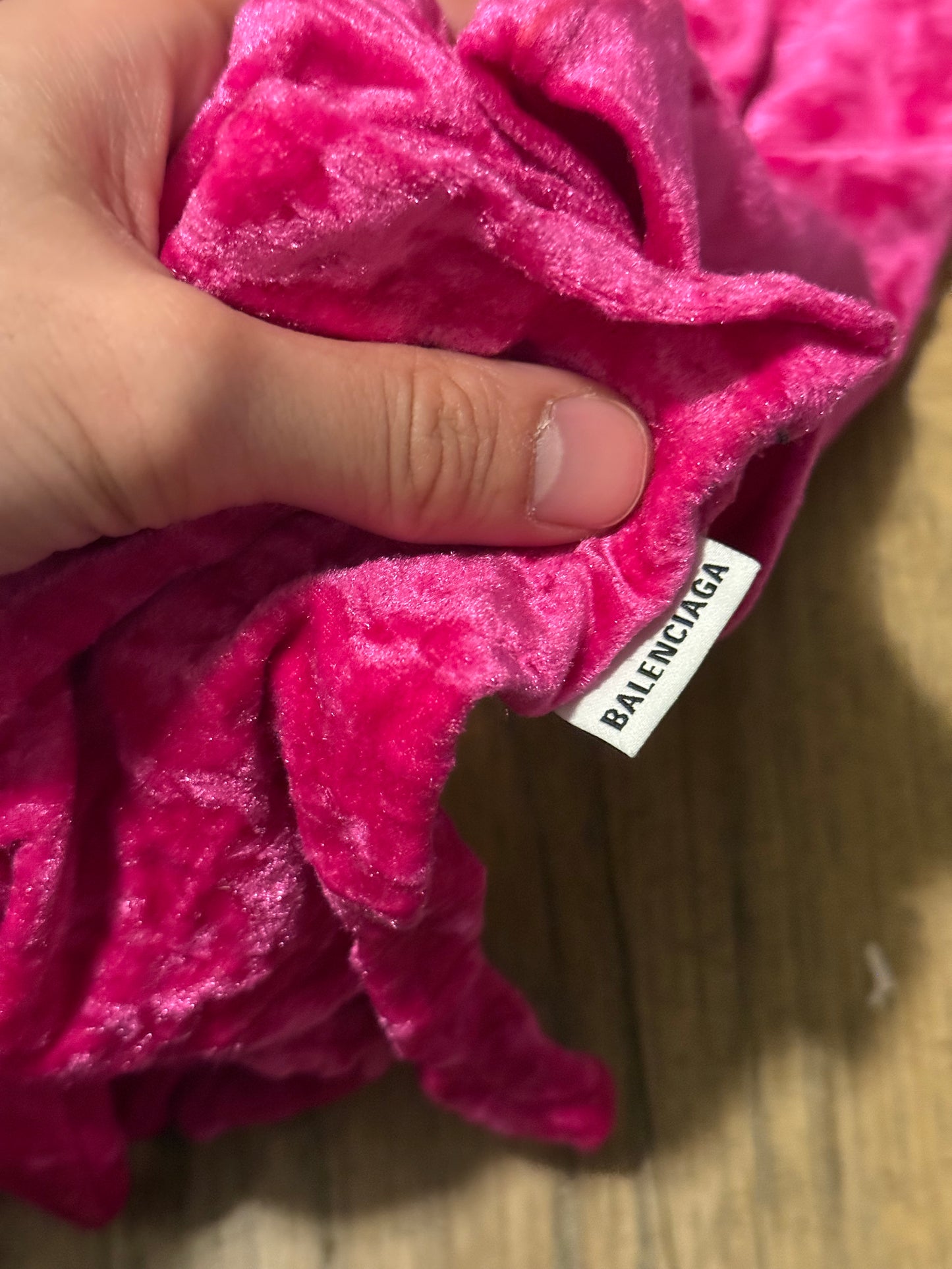 Balenciaga AW18 pink fuschia turtleneck top