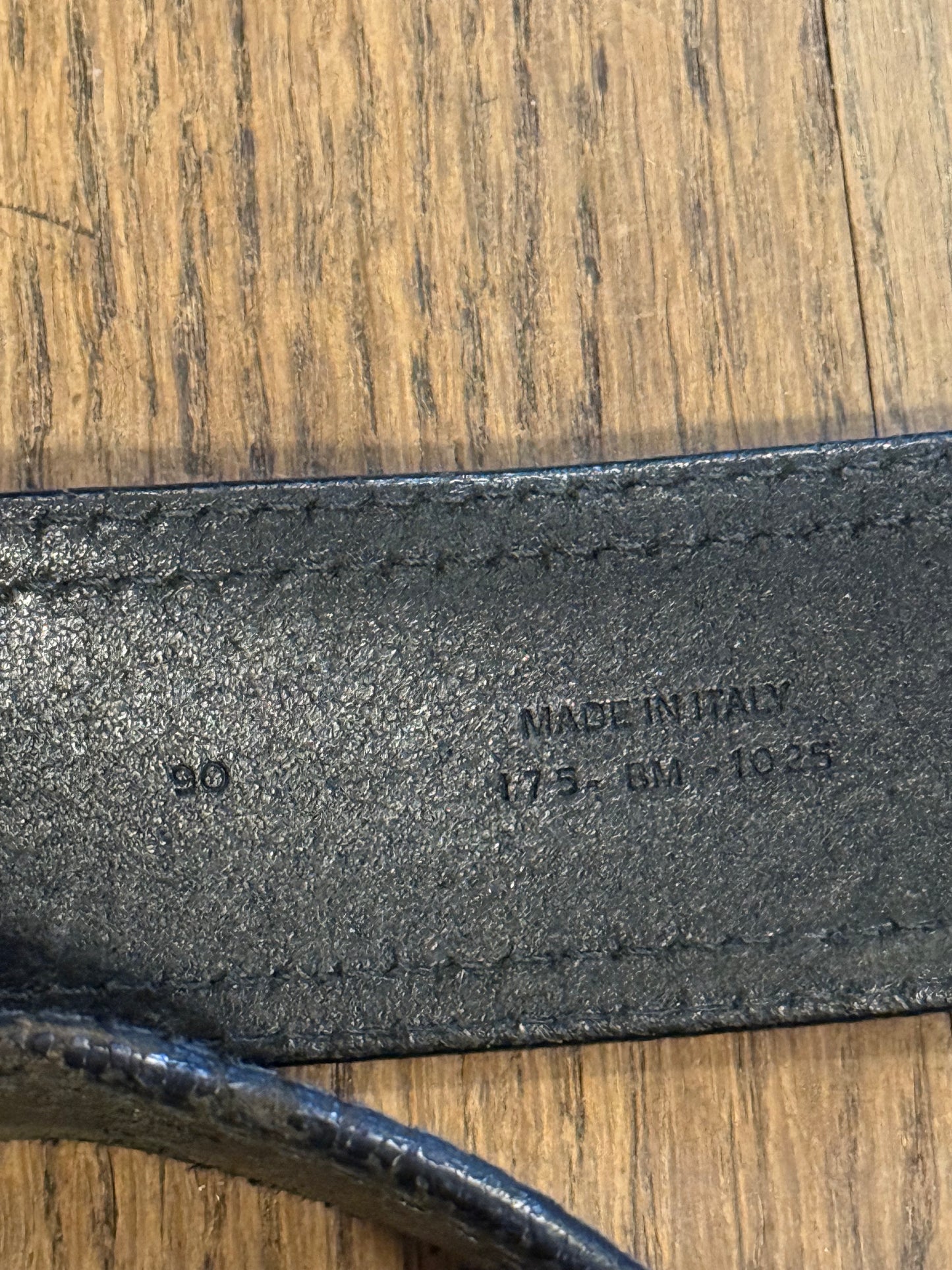 Dior Homme SS06 boy about town embossed belt