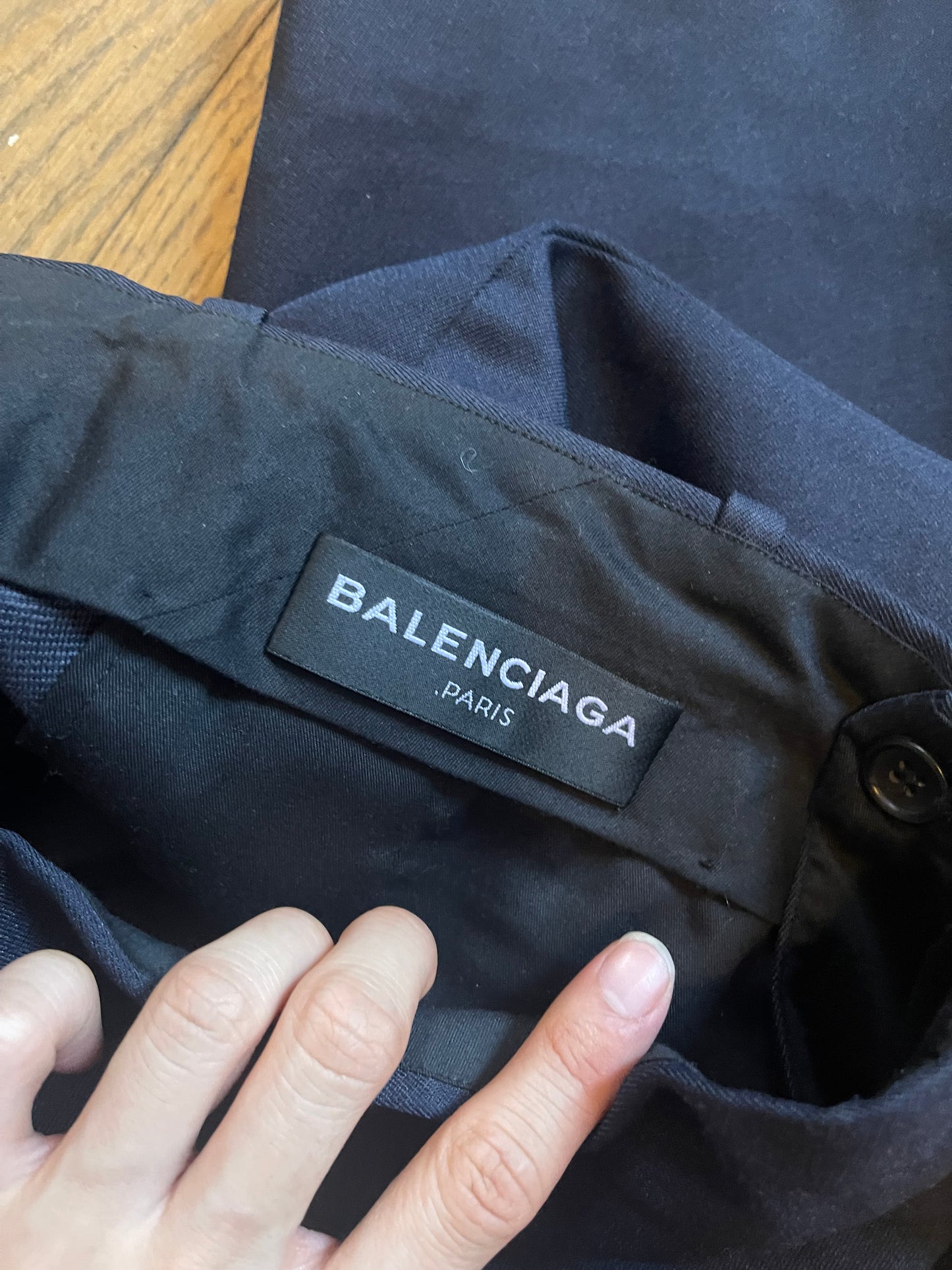 Balenciaga 17ss trouser shorts