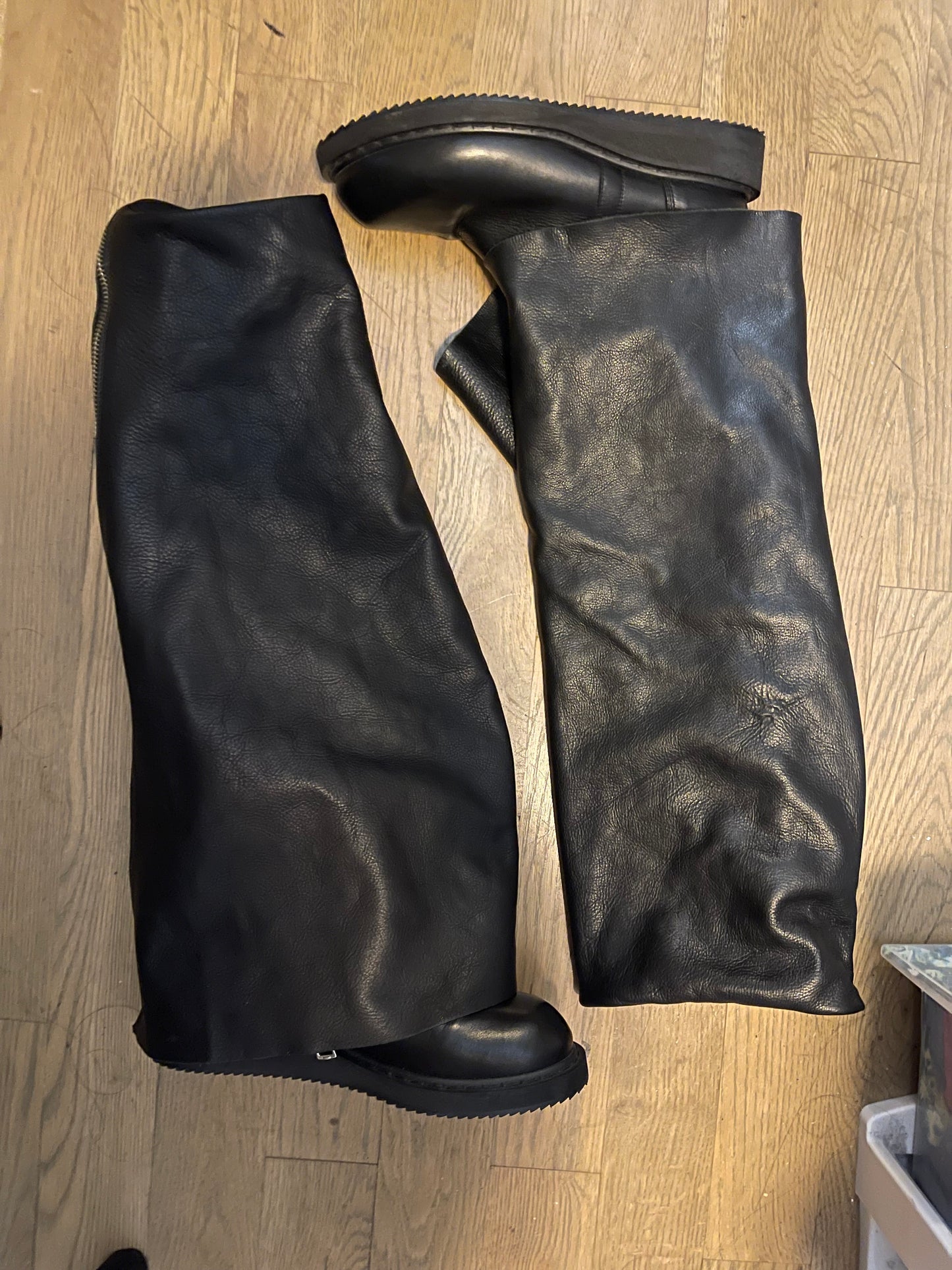 Rick Owens SS11 anthem fetish boots