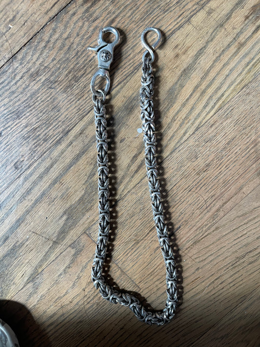 Chrome hearts interweave b ring wallet chain 24 inches