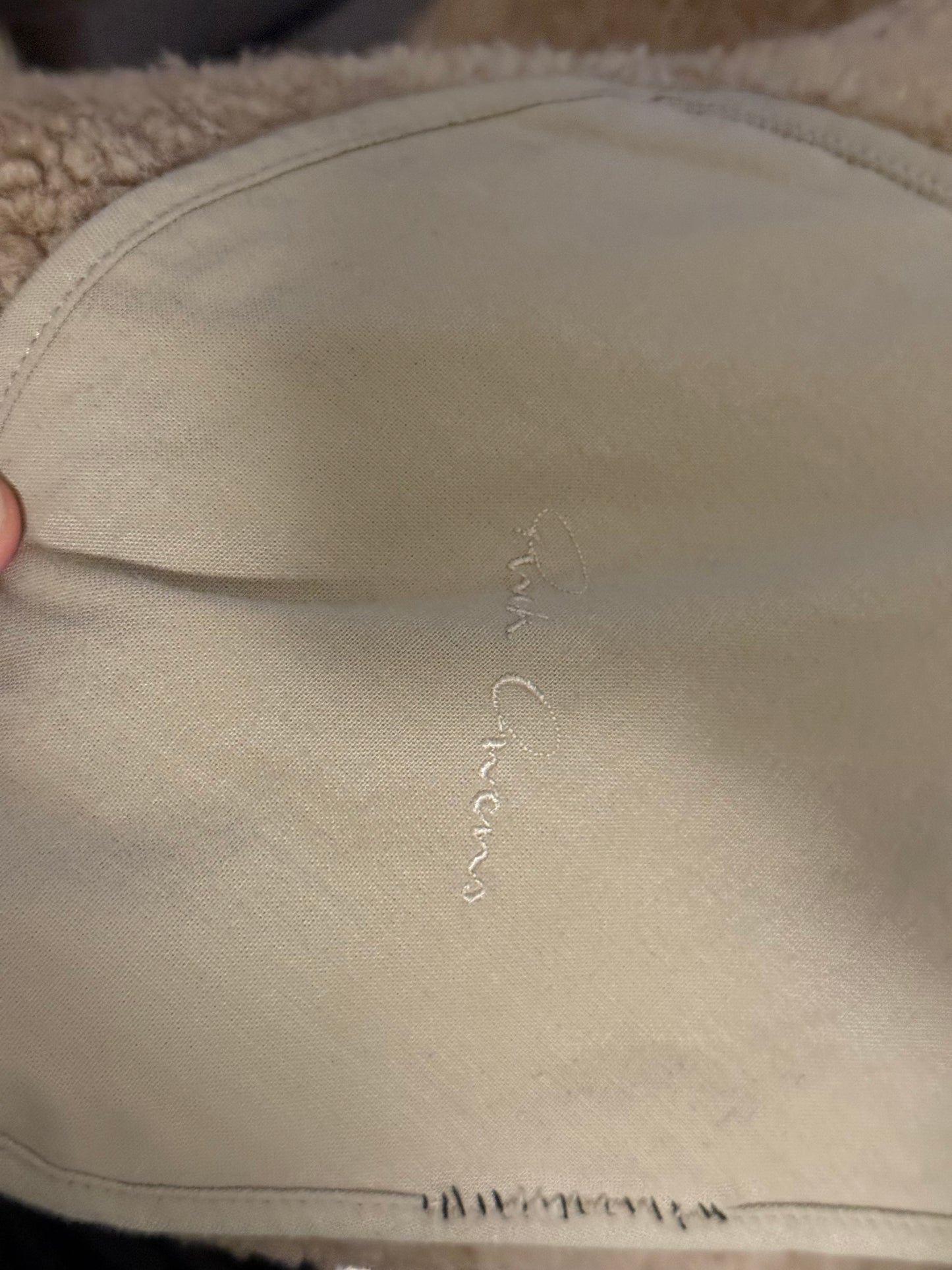 Rick Owens AW10 gleam showtek shearling jacket