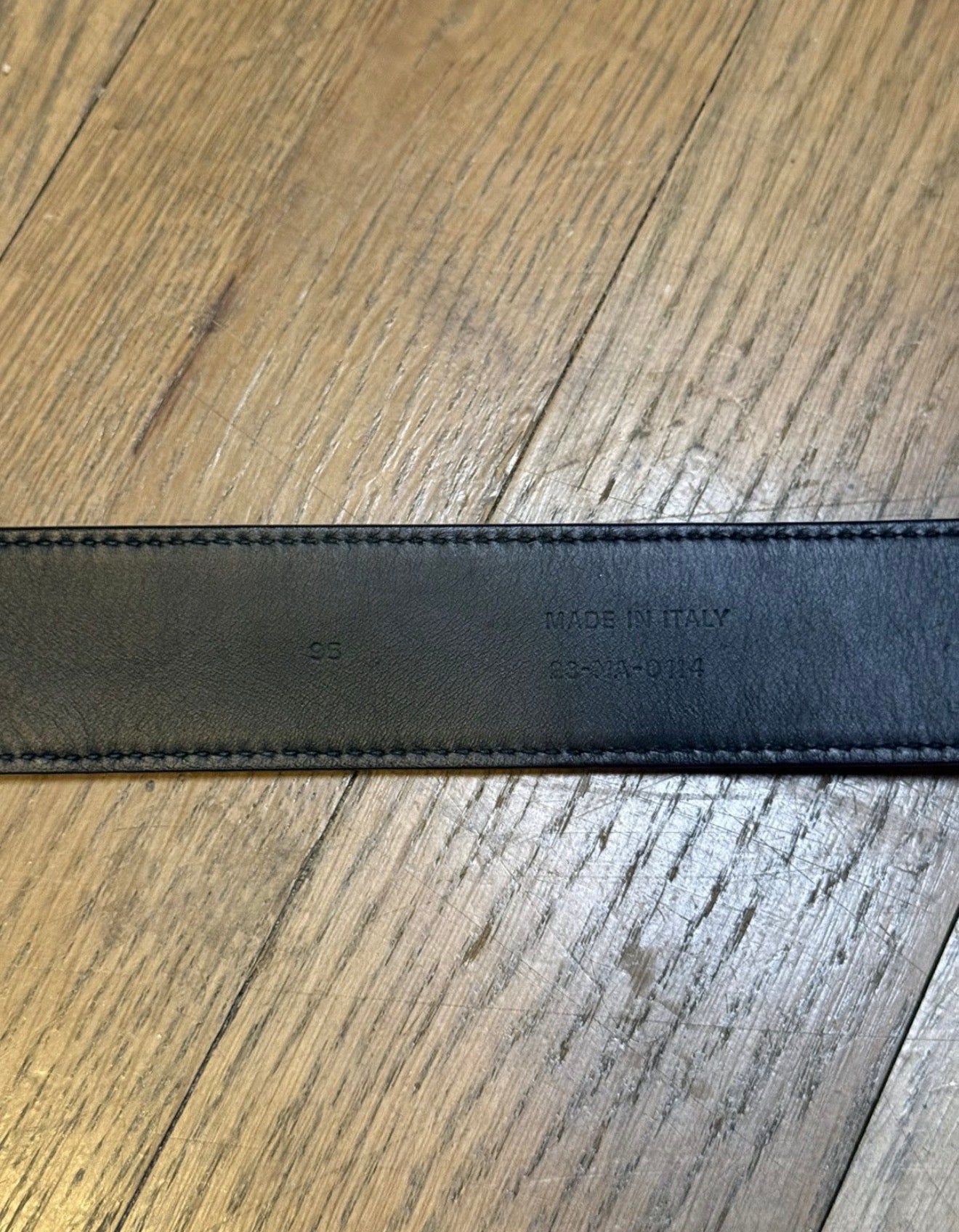 Dior Homme suede belt