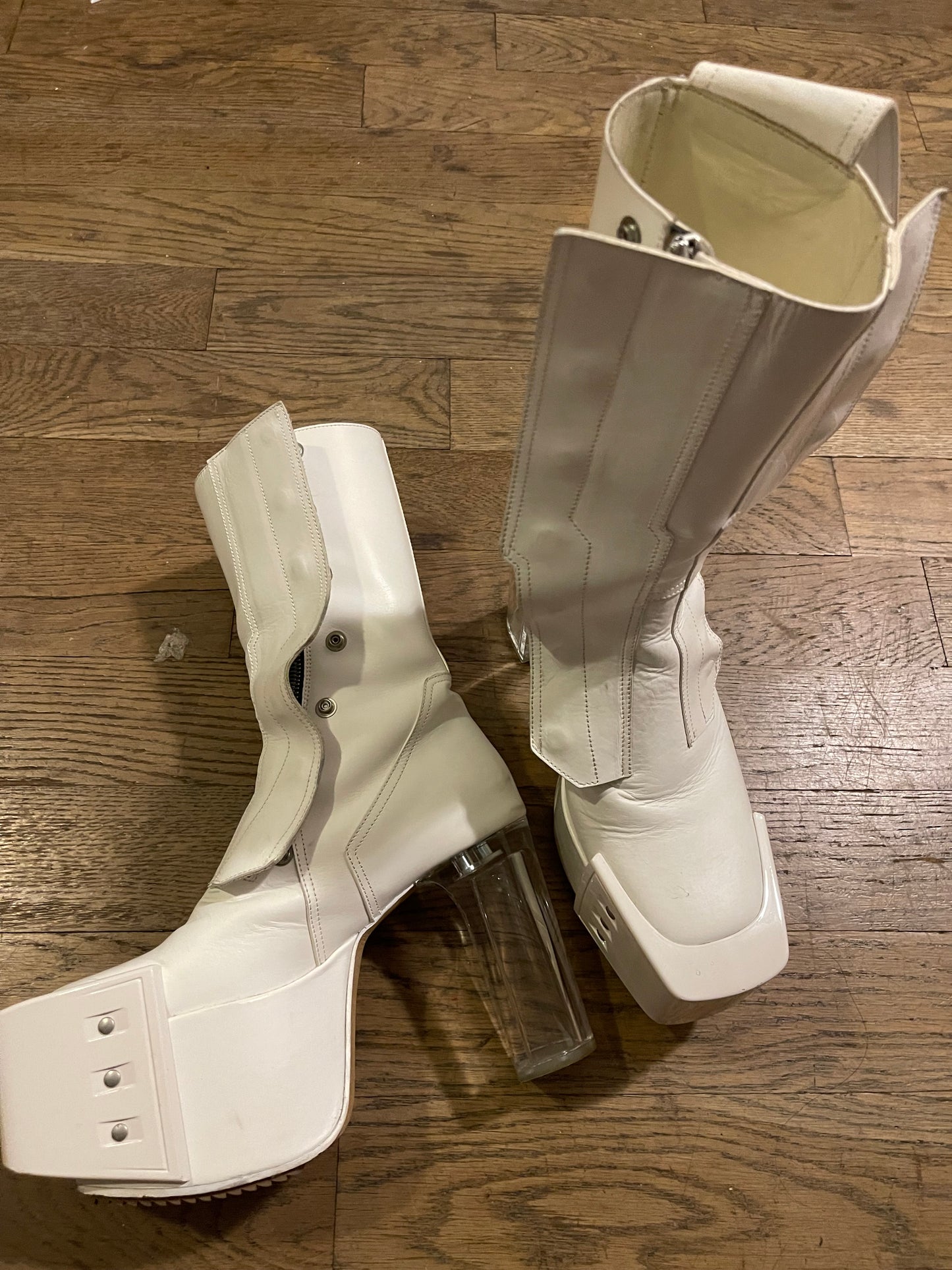 Rick Owens fog pocket moto boots