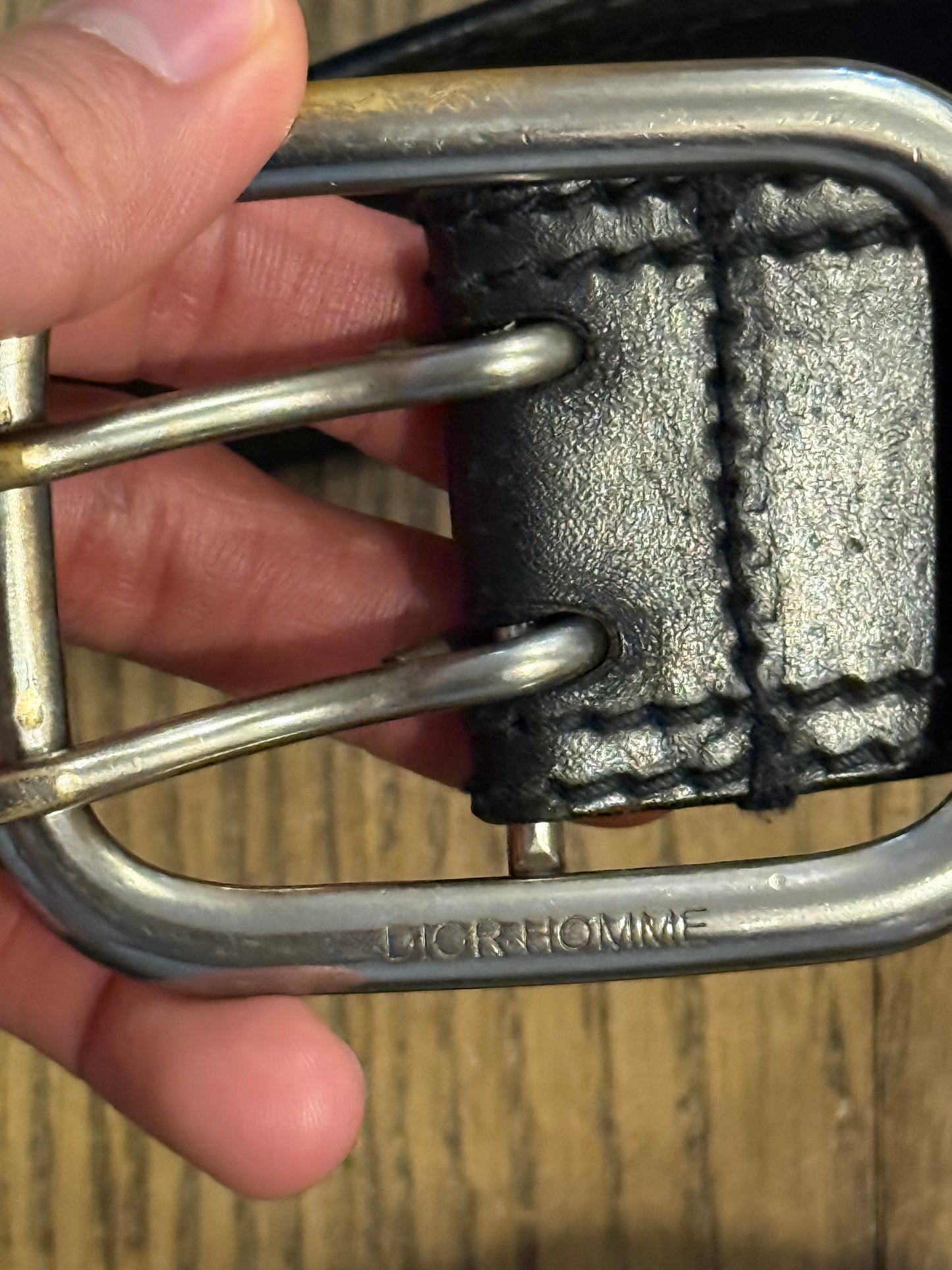 Dior Homme SS06 boy about town embossed belt
