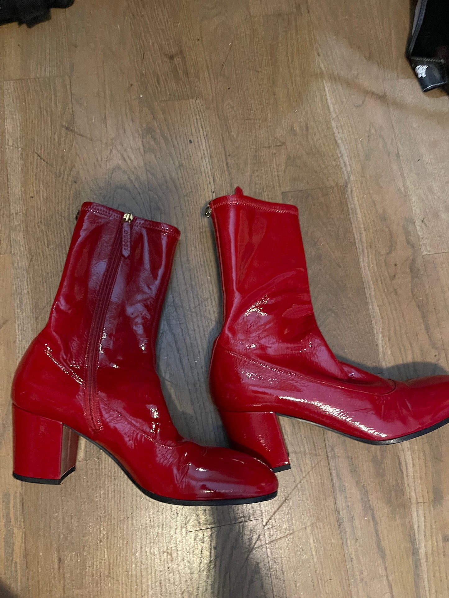 Gucci patent leather heels men