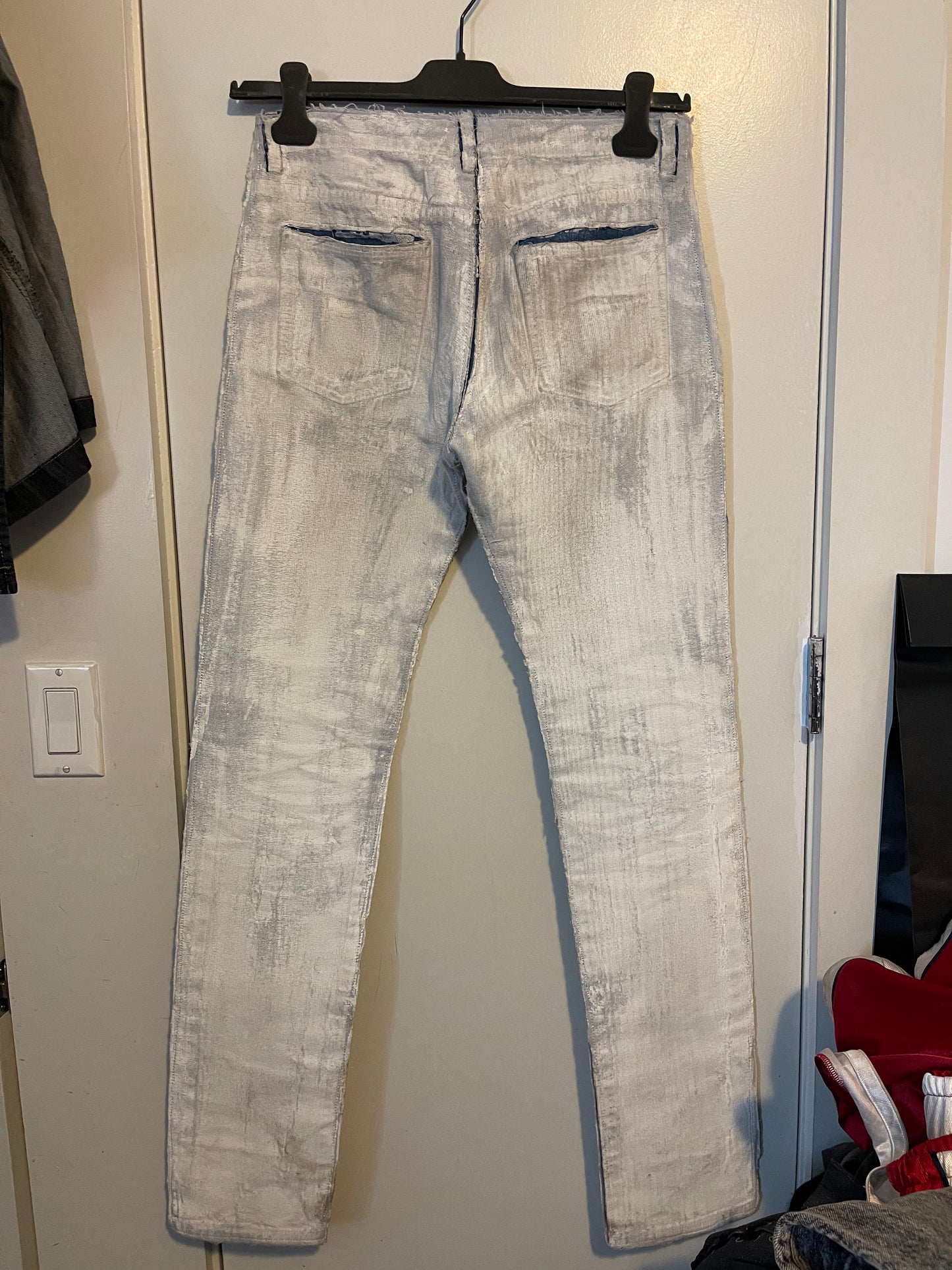 Maison Margiela two layered 2016 painted denim