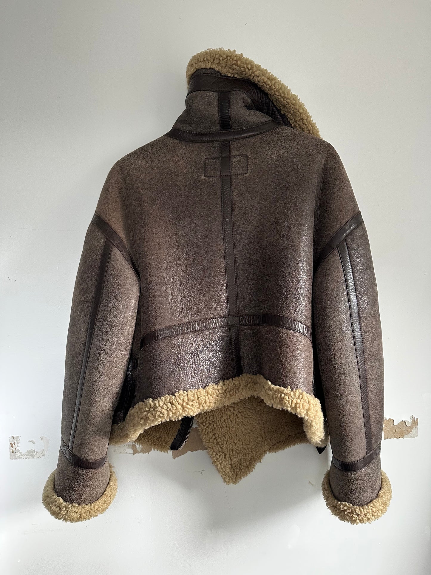 Balenciaga AW16 shearling swing jacket
