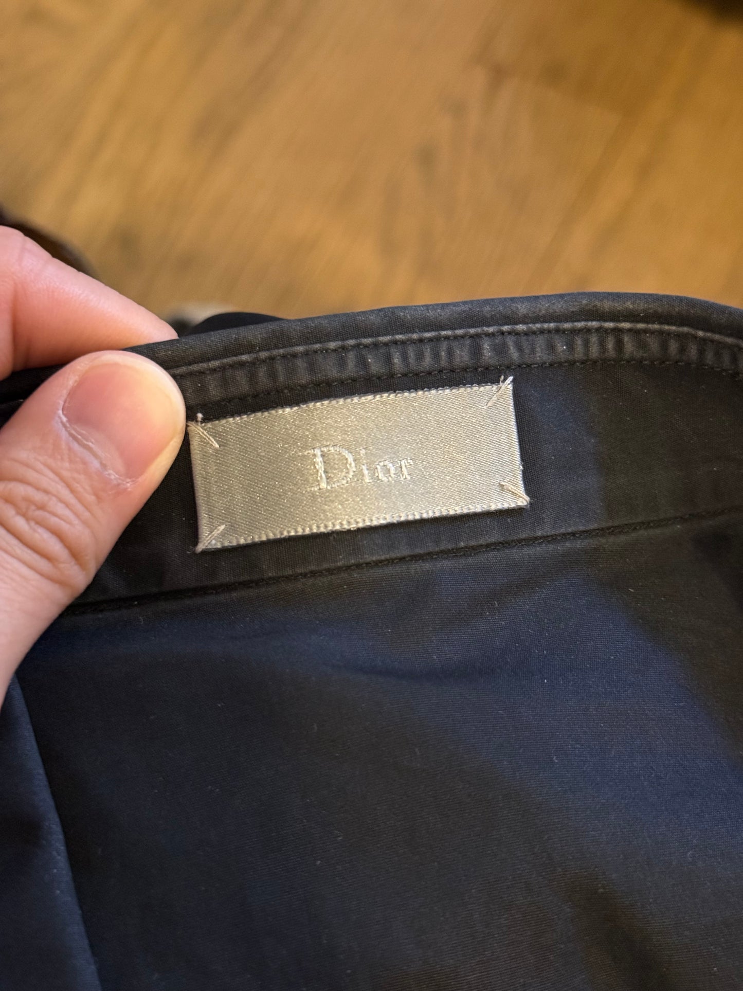 Dior Homme 17AW basting button up shirt