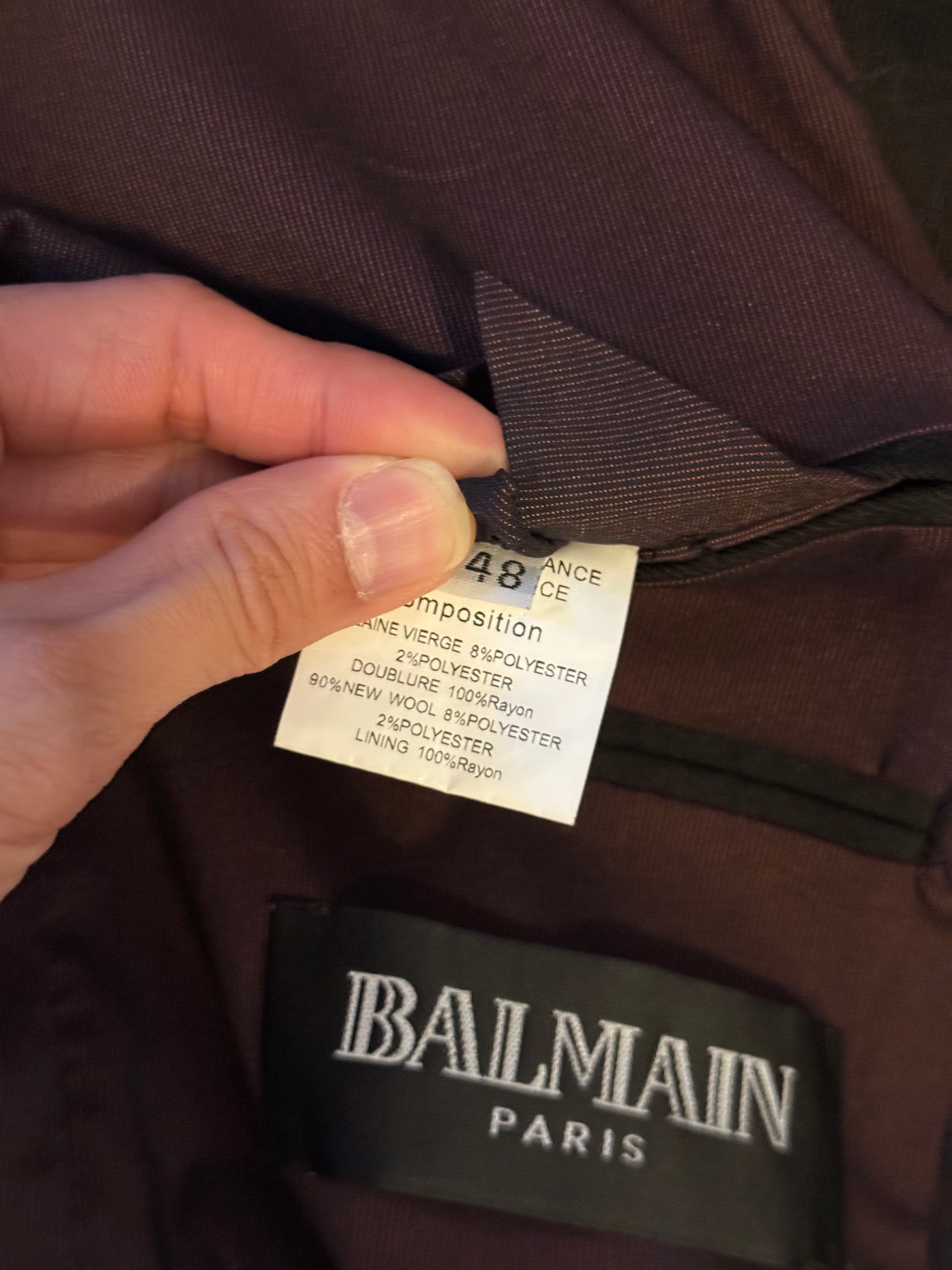 Balmain SS11 medal pin blazer
