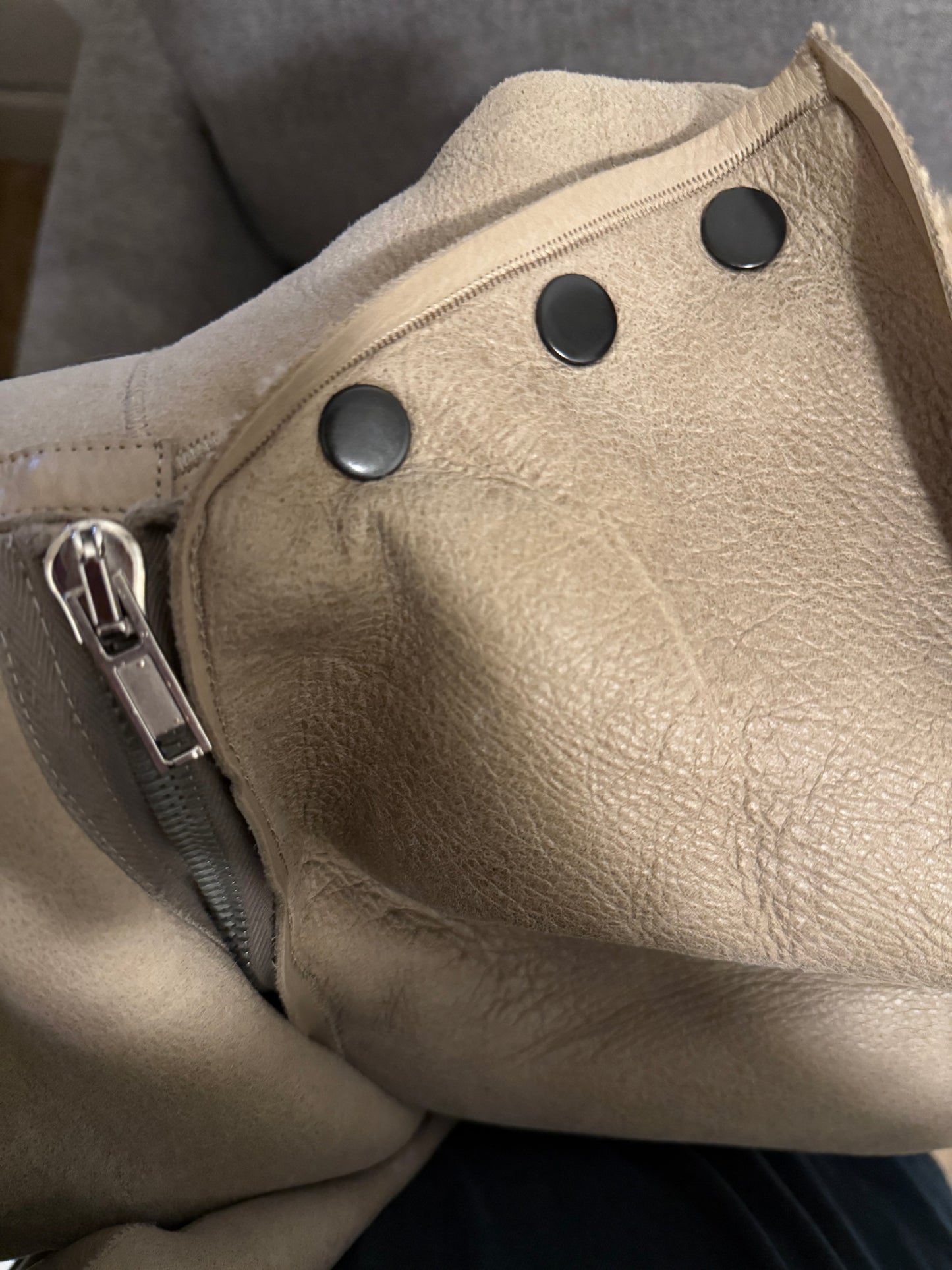 Rick Owens AW10 gleam showtek shearling jacket