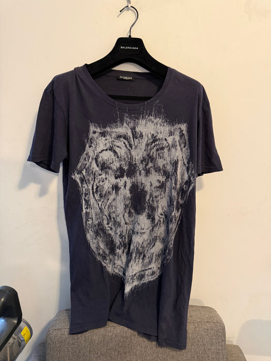 Balmain 2012 Lion distorted t shirt