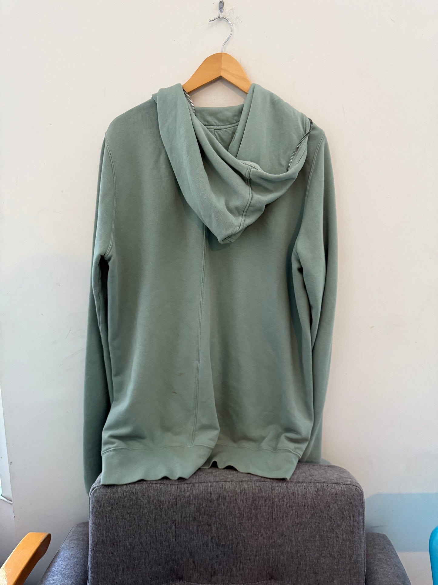 Rick Owens marine [turquoise] gimp hoodie