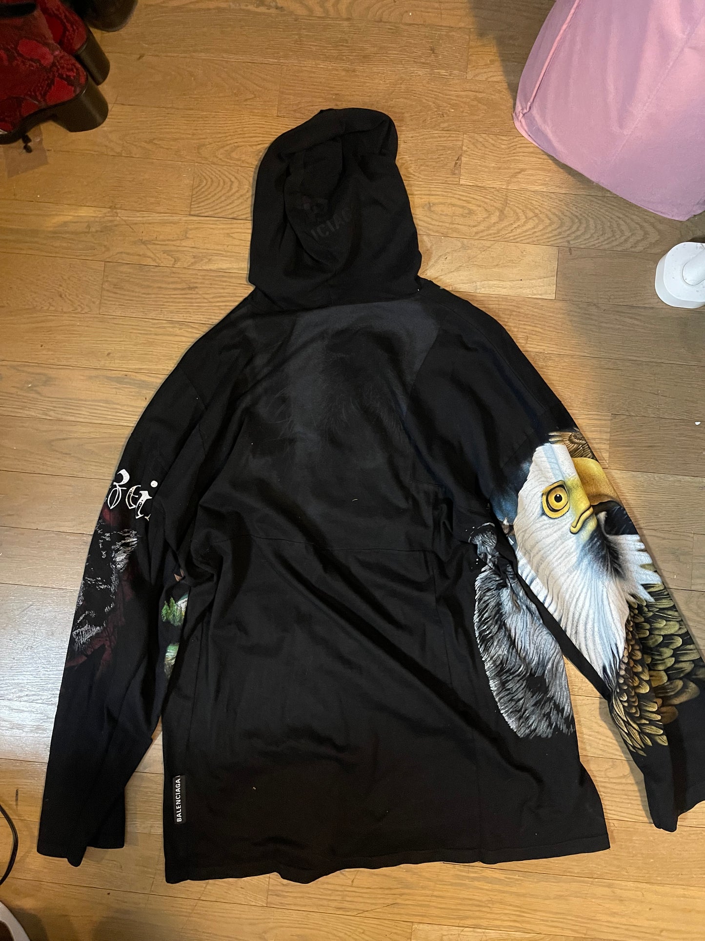 Balenciaga deconstructed hoodie 116/117