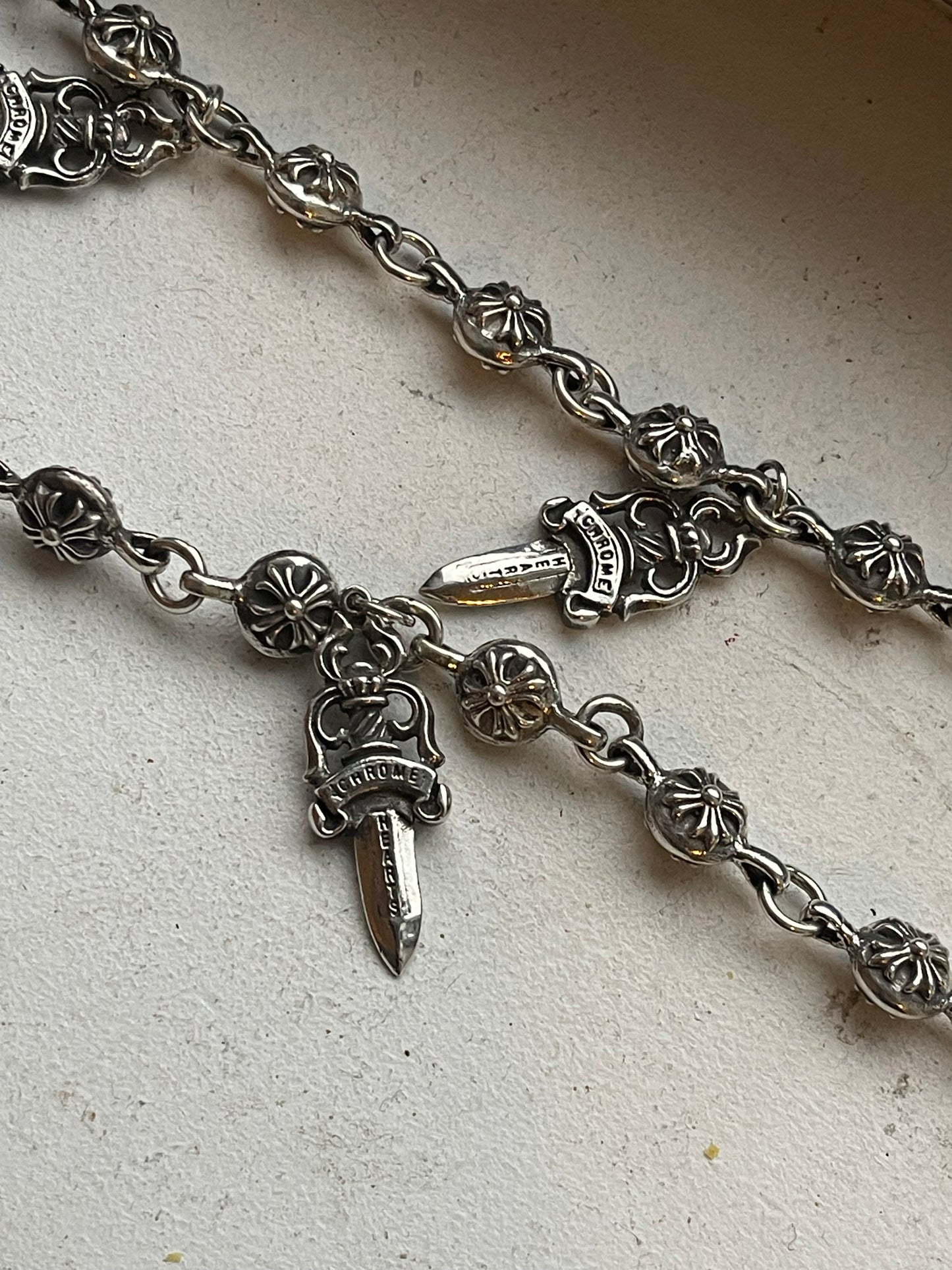 Chrome hearts 7 dagger 30 inches wallet chain