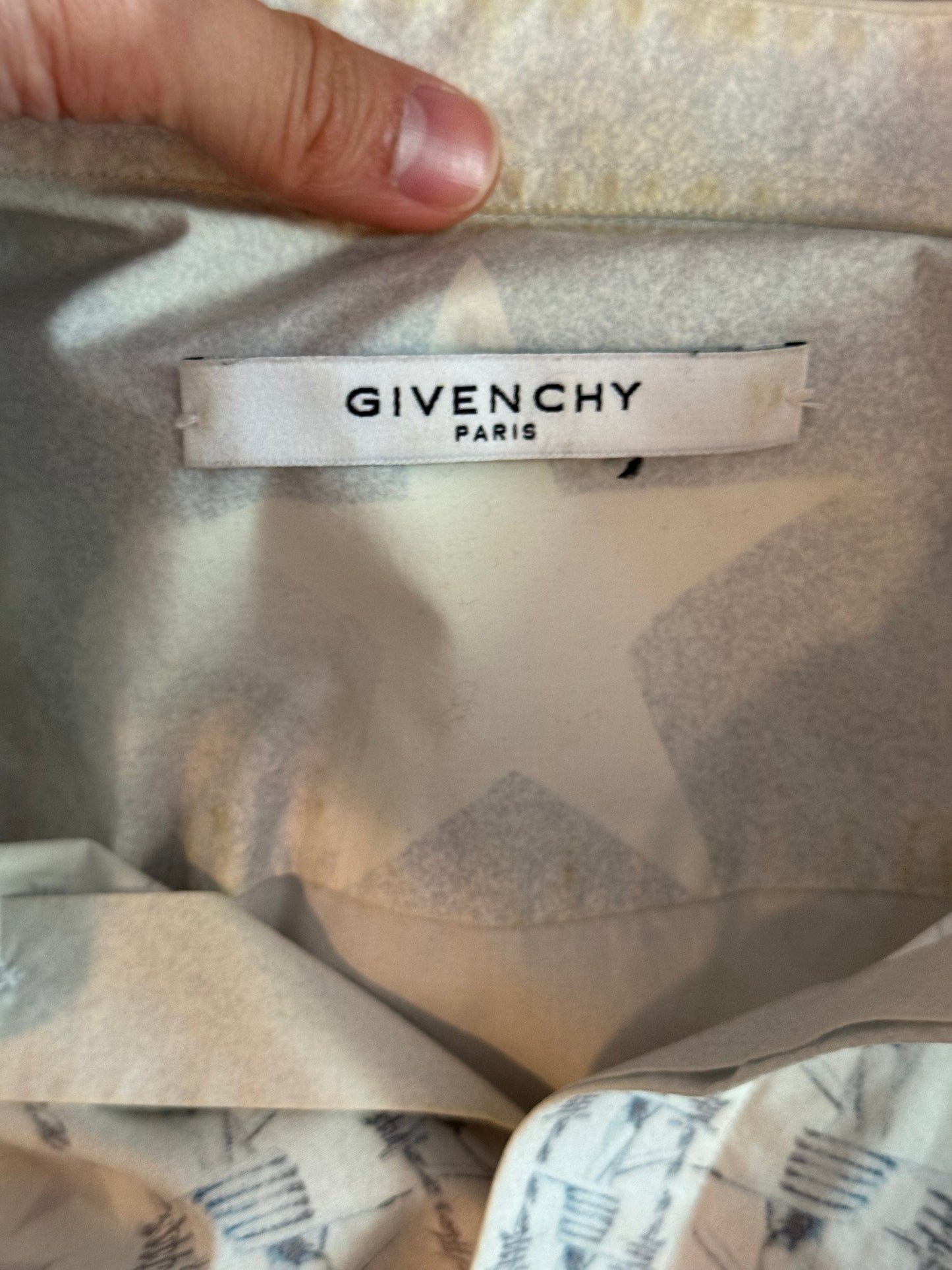Givenchy Jesus shirt ss16 Ricardo tisci button up shirt SZ39