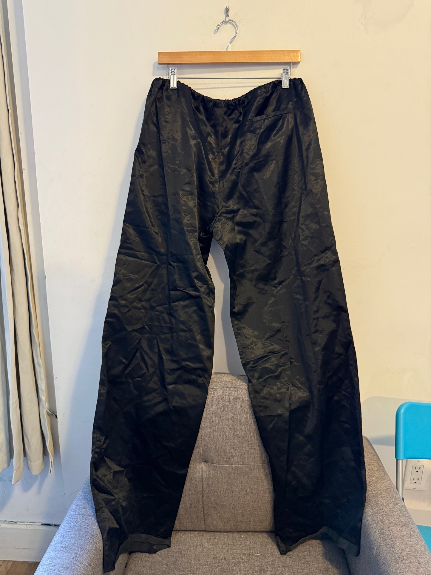 Dior Homme luster sample wide trousers