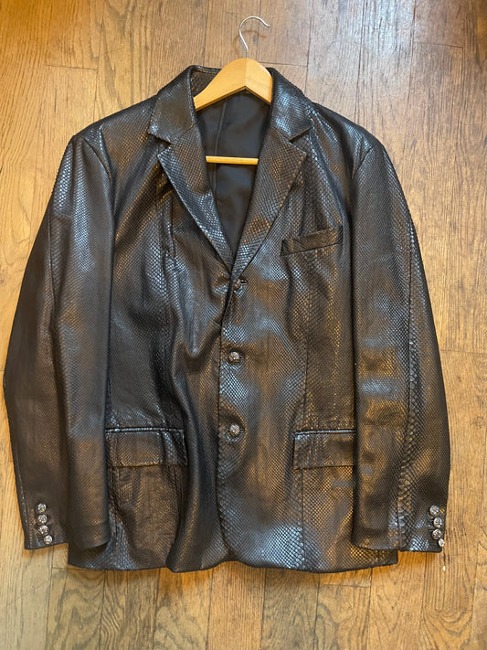 Jil sander python blazer