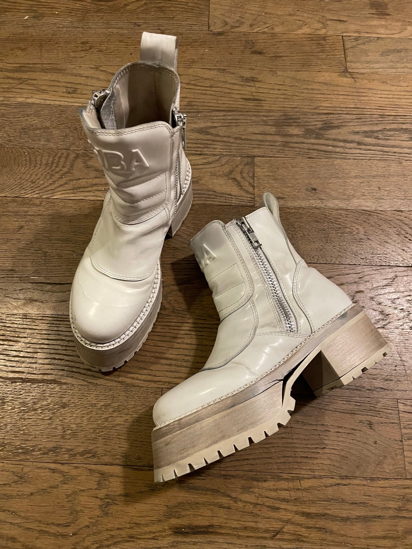 Hood by air centaur leather boots